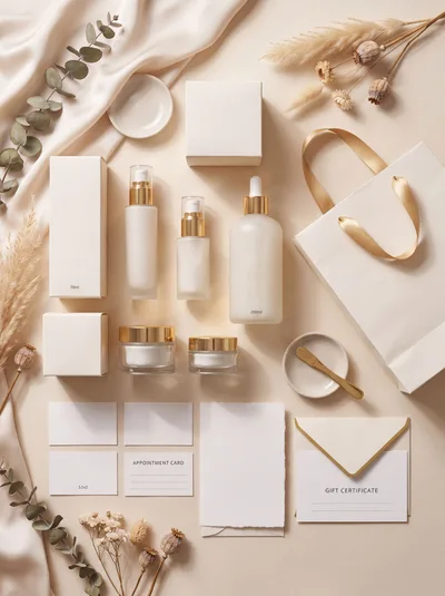 Luxury Skincare Product Branding Mockup Set