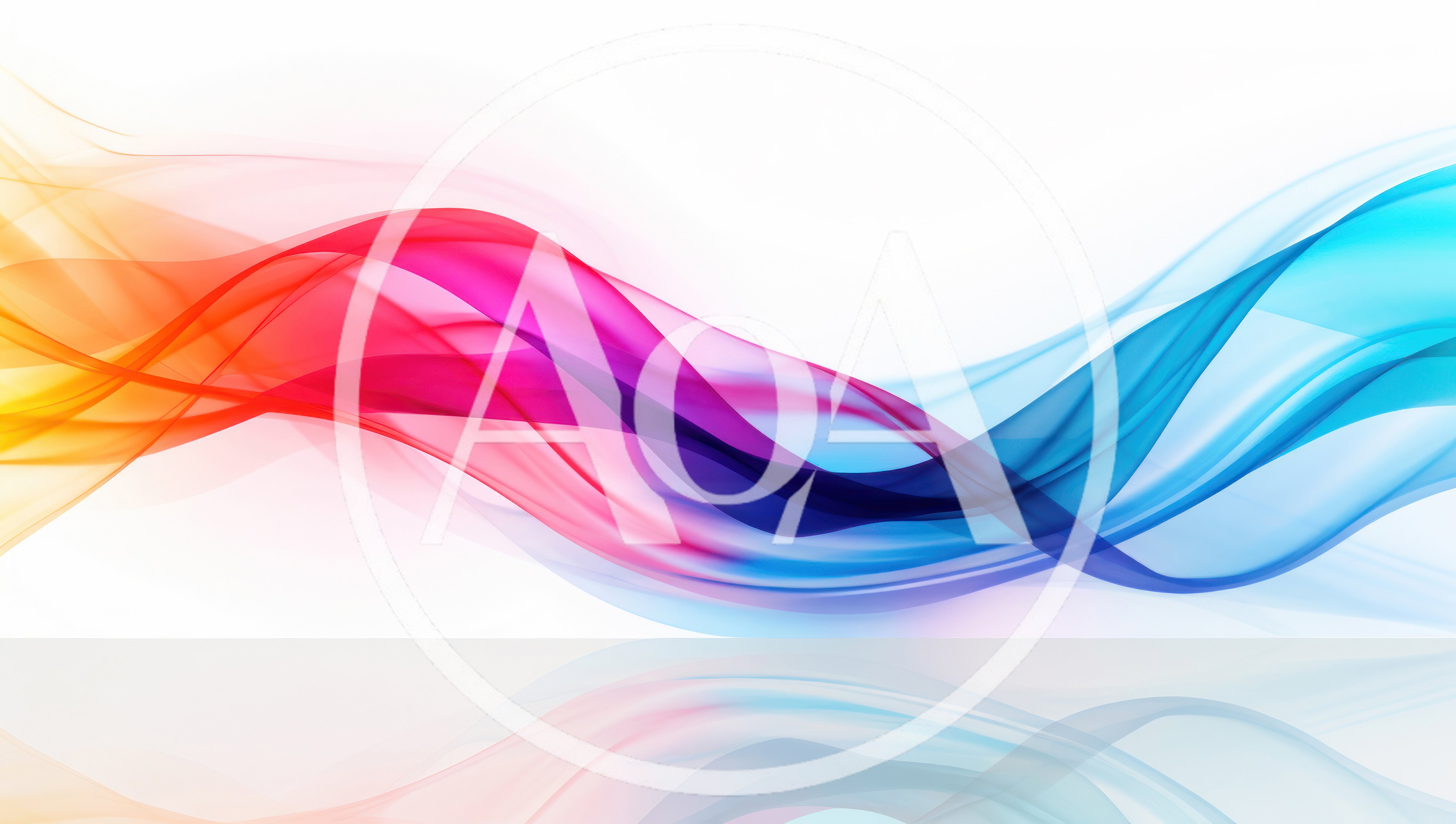 Abstract Colorful Flowing Wave Background