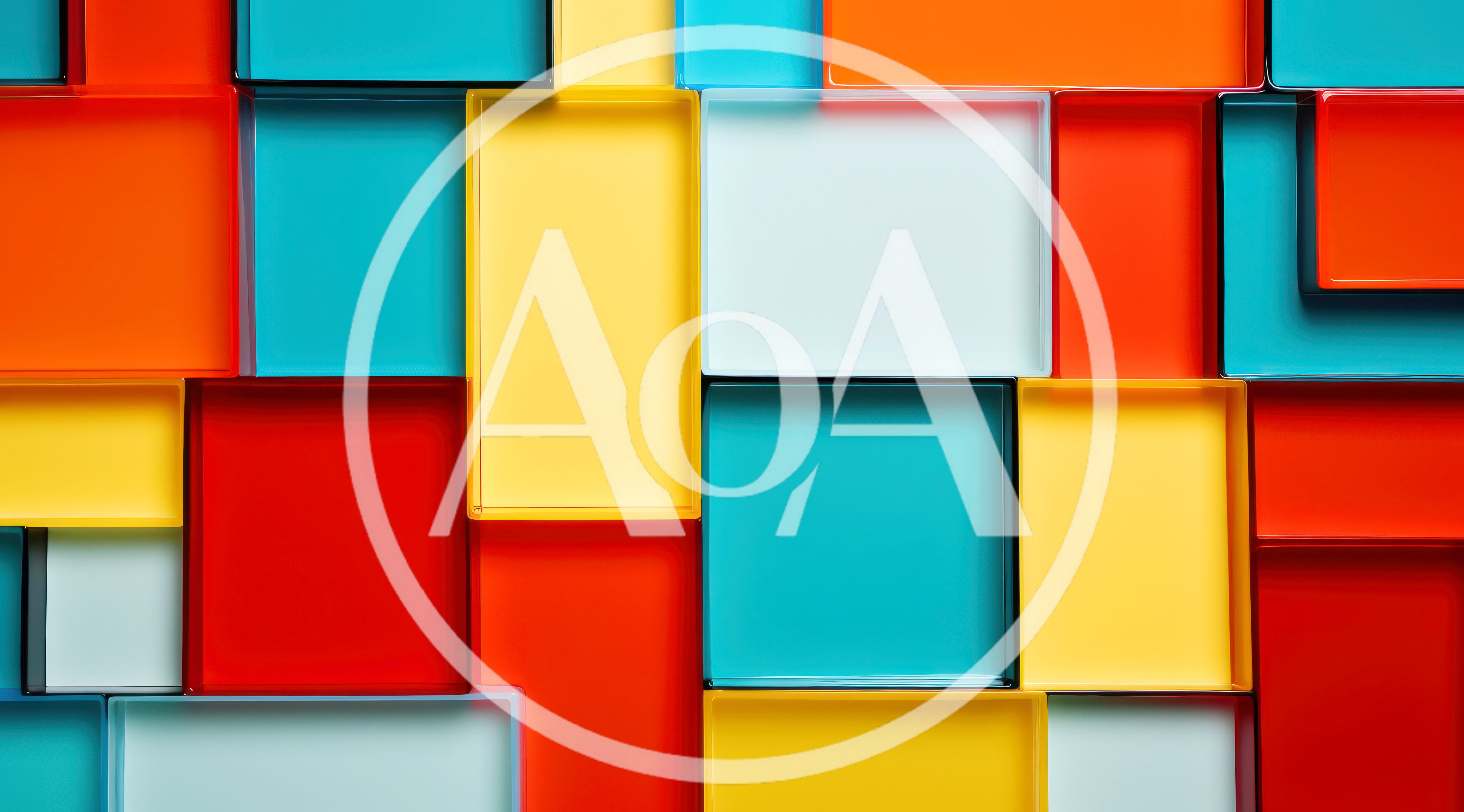Abstract Background Of Colorful Rectangular Storage Trays