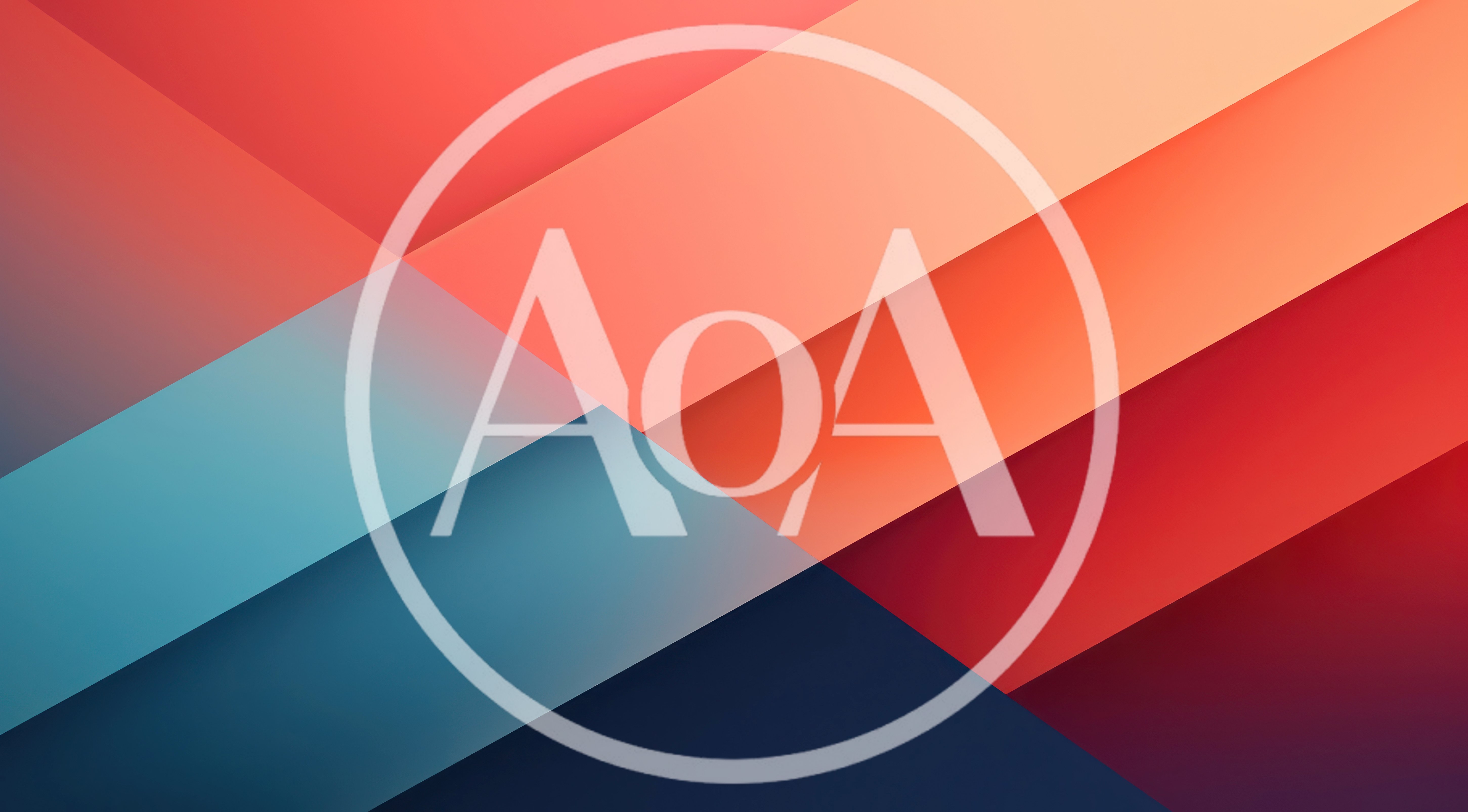 Abstract Geometric Background With Diagonal Color Layers