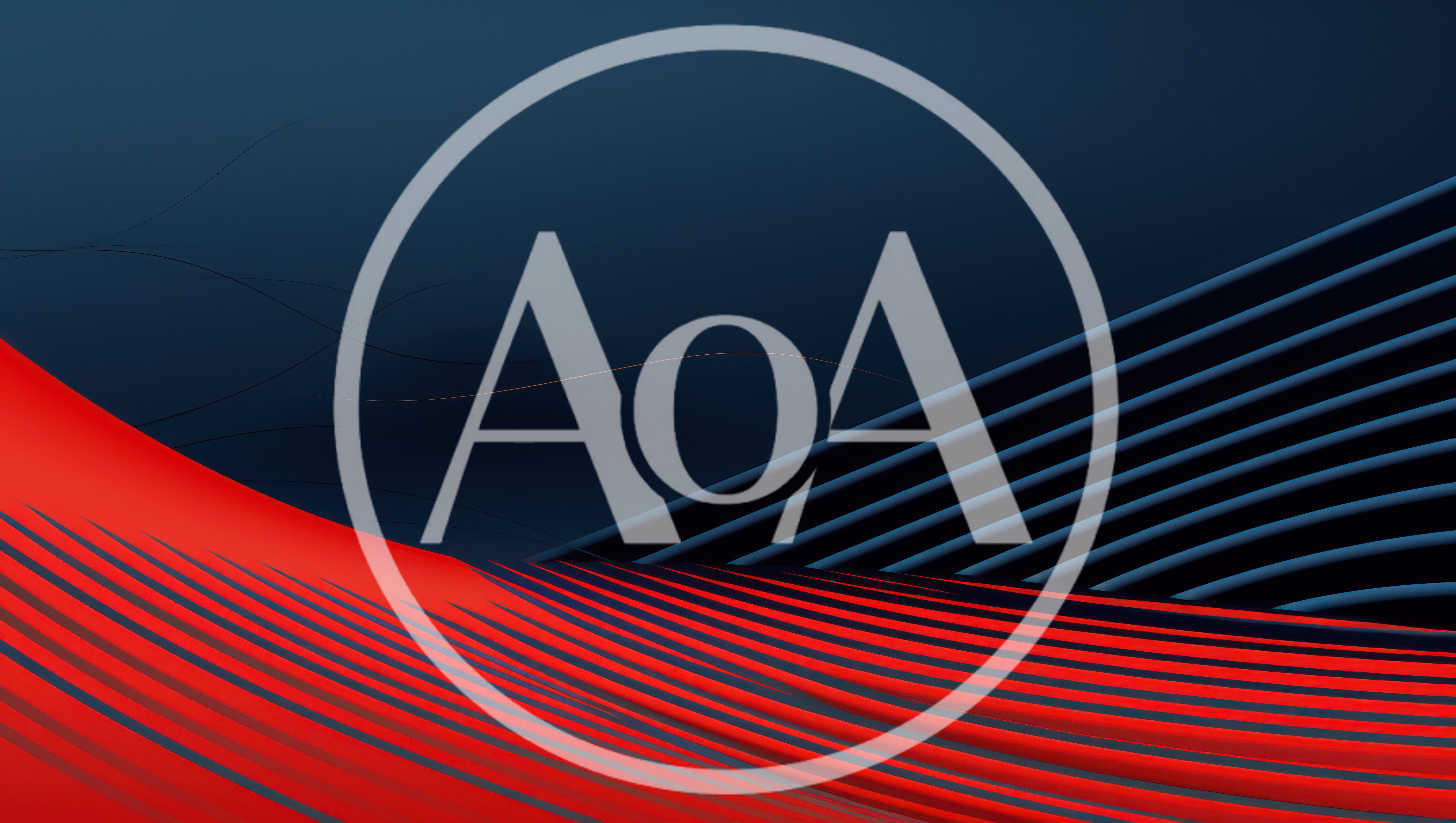 Abstract 3D Red And Blue Wavy Lines Background