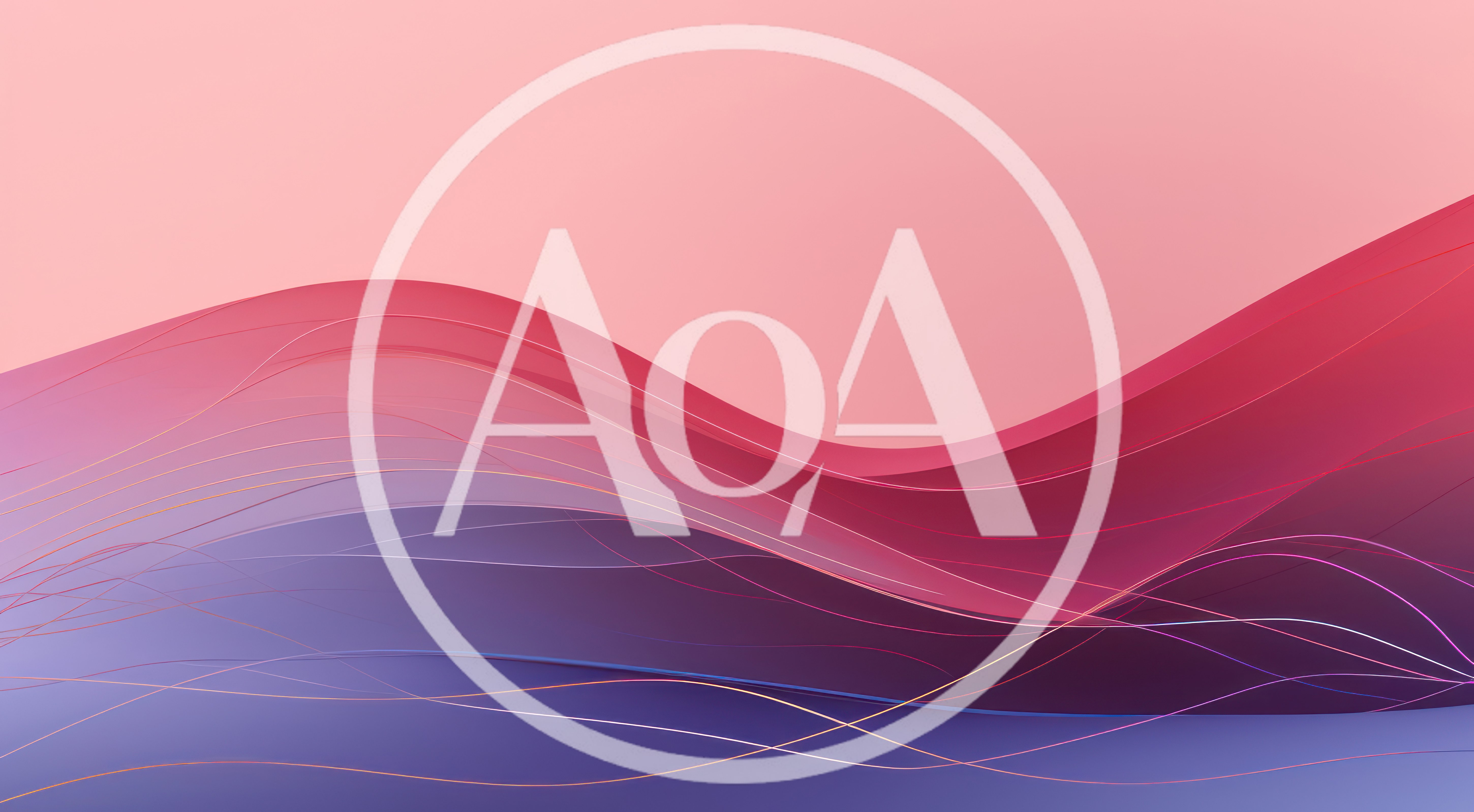 Abstract Background With Flowing Red And Purple Waves