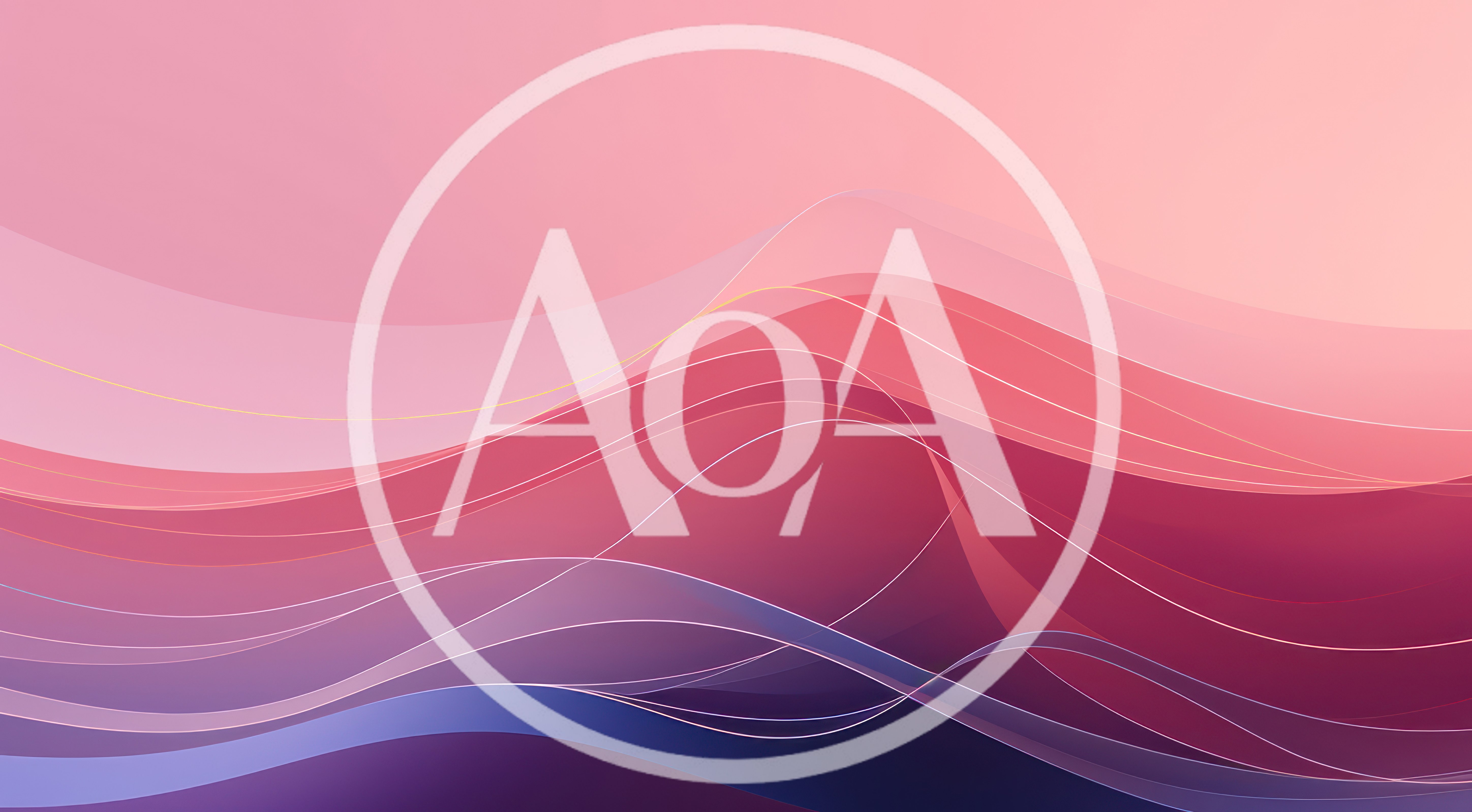 Abstract Background With Flowing Pink And Purple Waves