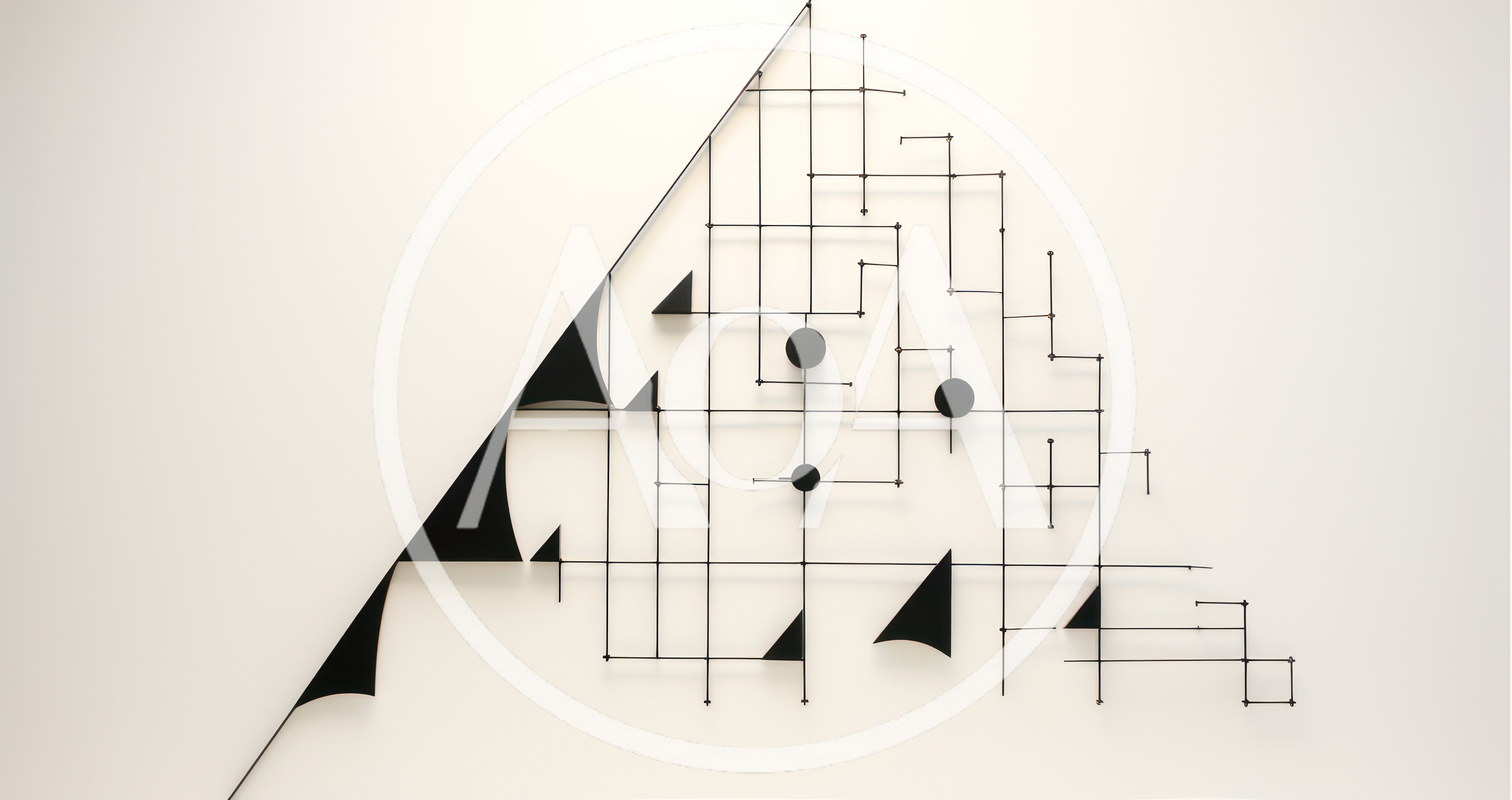 Modern Abstract Metal Wall Sculpture Art Piece