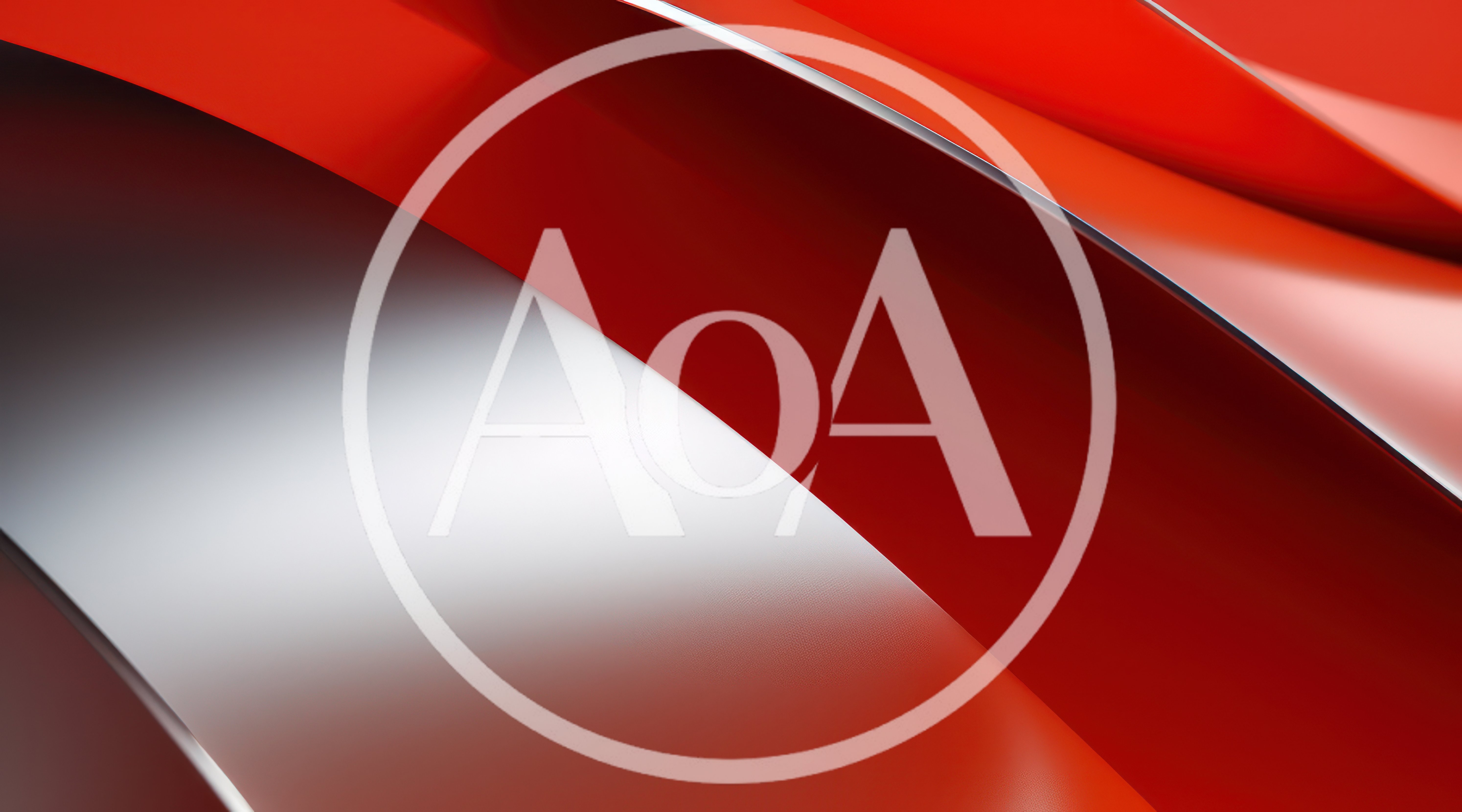 Abstract Red And Silver Curved Metallic Surface