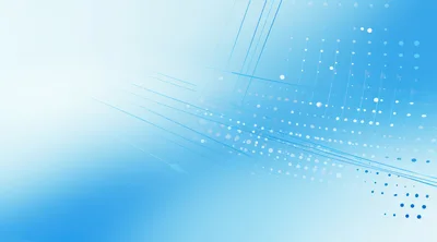 Abstract Blue Background With Geometric Lines And Dots