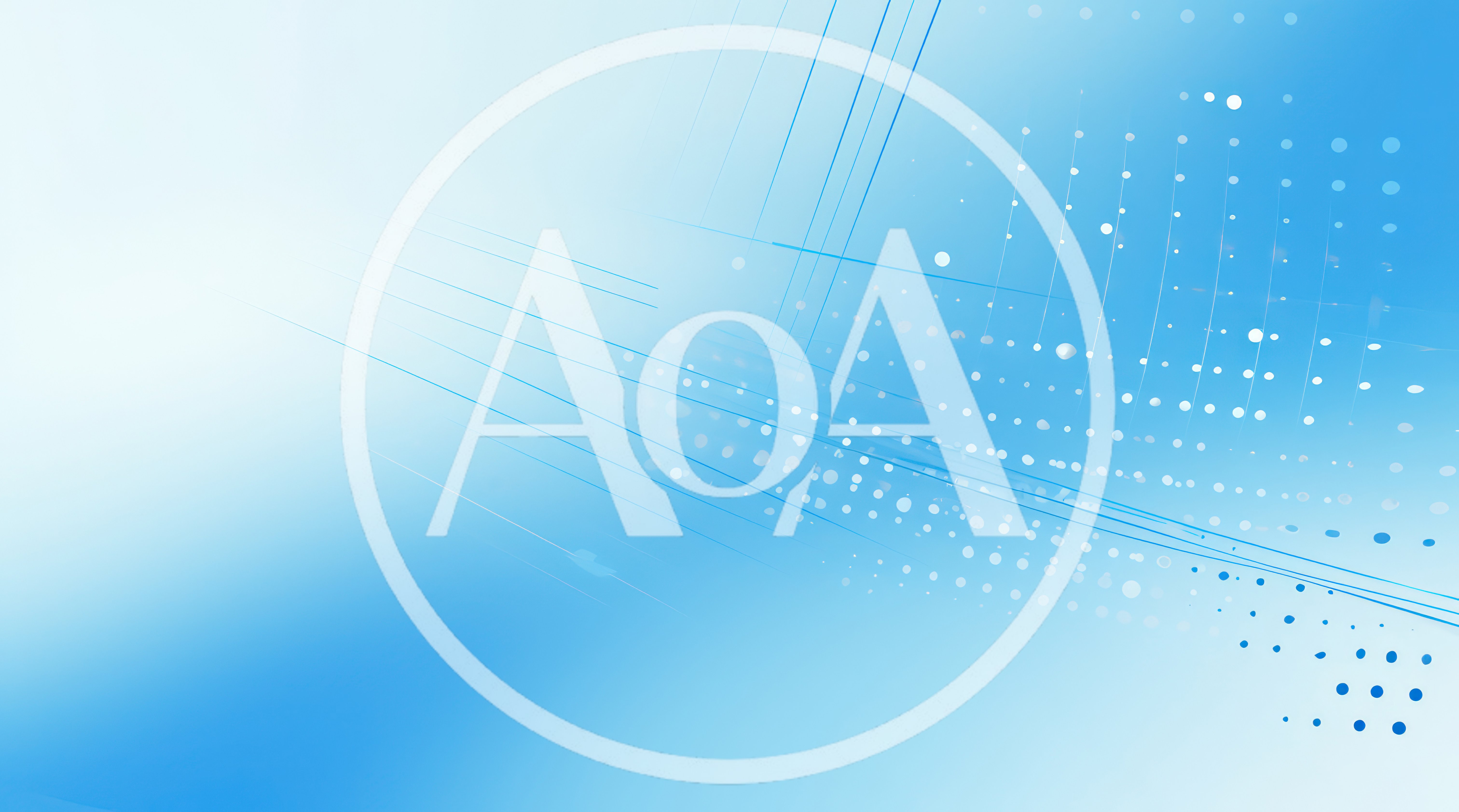 Abstract Blue Background With Geometric Lines And Dots