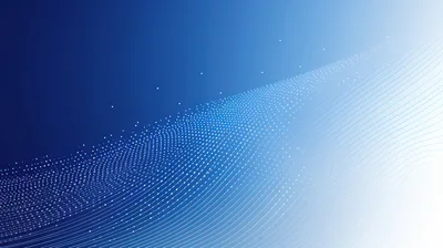 Abstract Digital Wave Of Glowing Particles