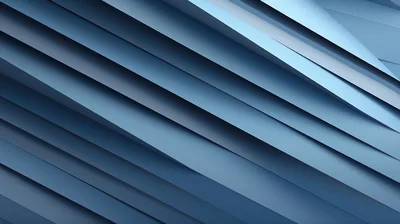 Abstract Blue Geometric Layers Background