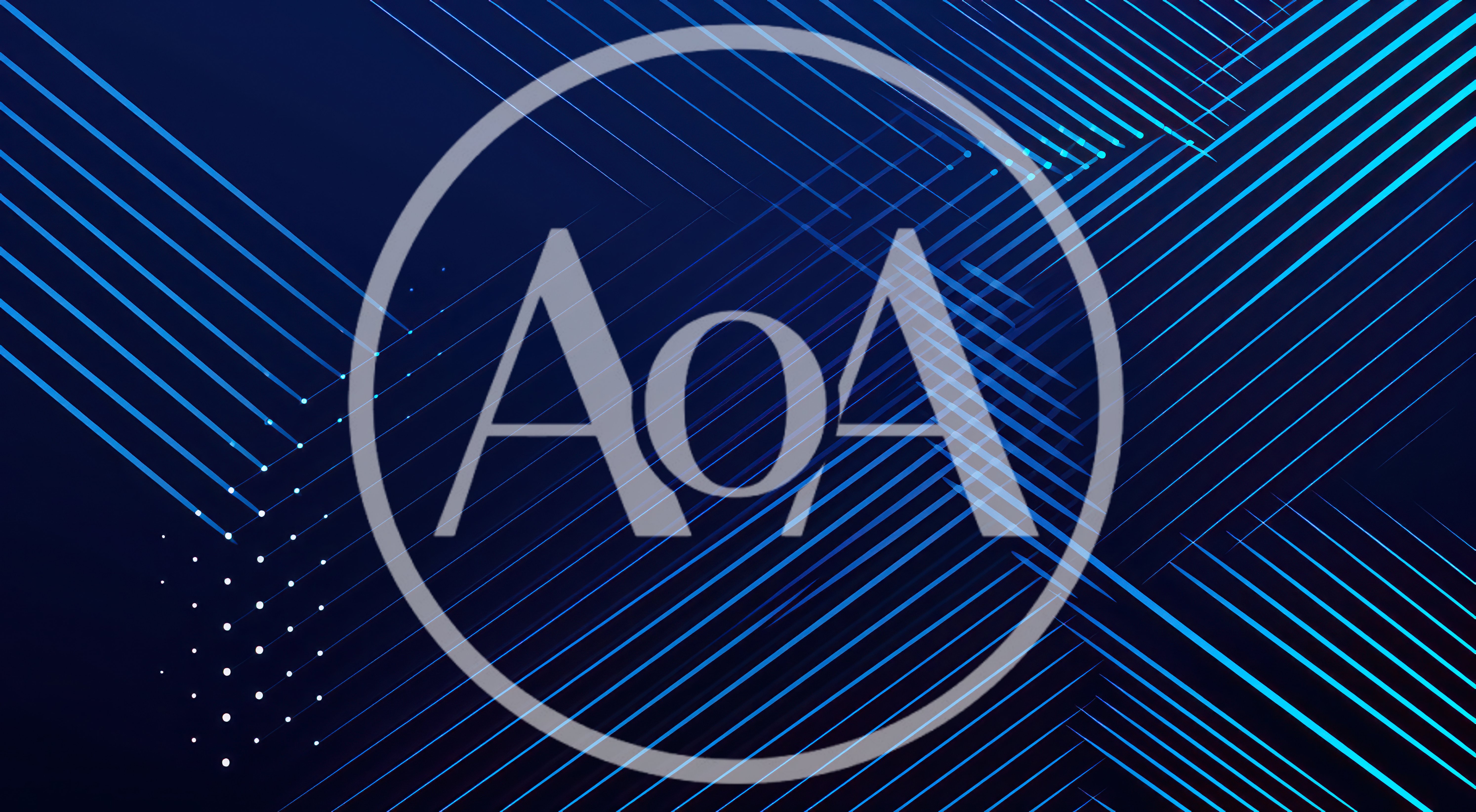 Abstract Blue Geometric Lines Motion Background