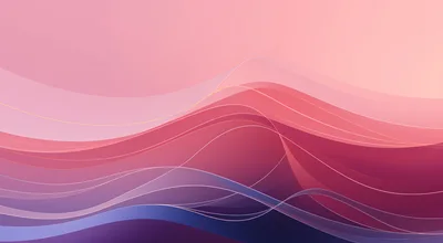 Abstract Pink And Purple Wavy Gradient Background