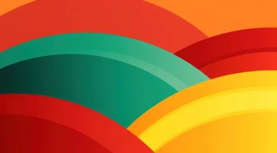 Abstract Background With Vibrant Curved Layers