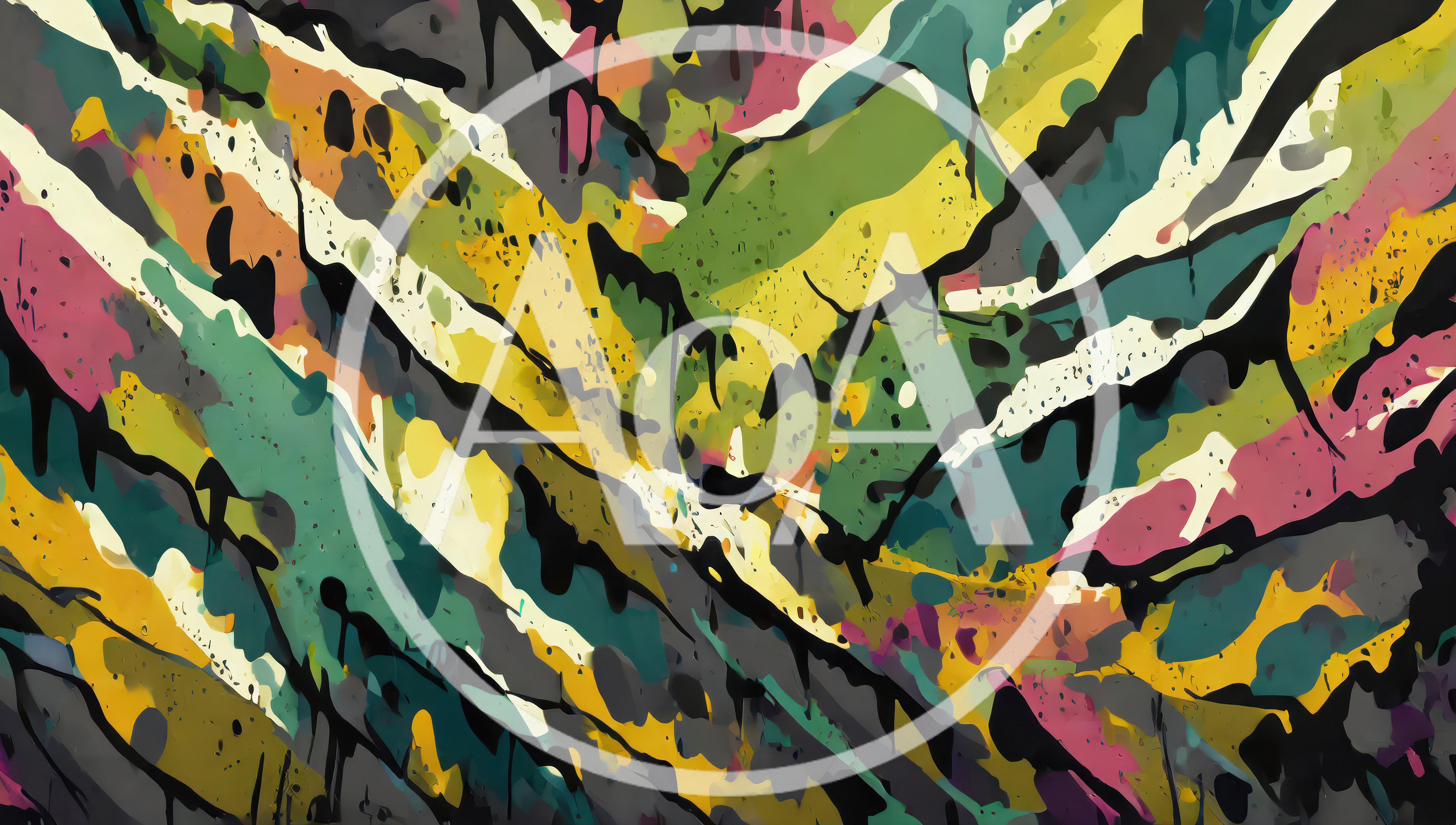 Abstract Graffiti Style Paint Splatter Background