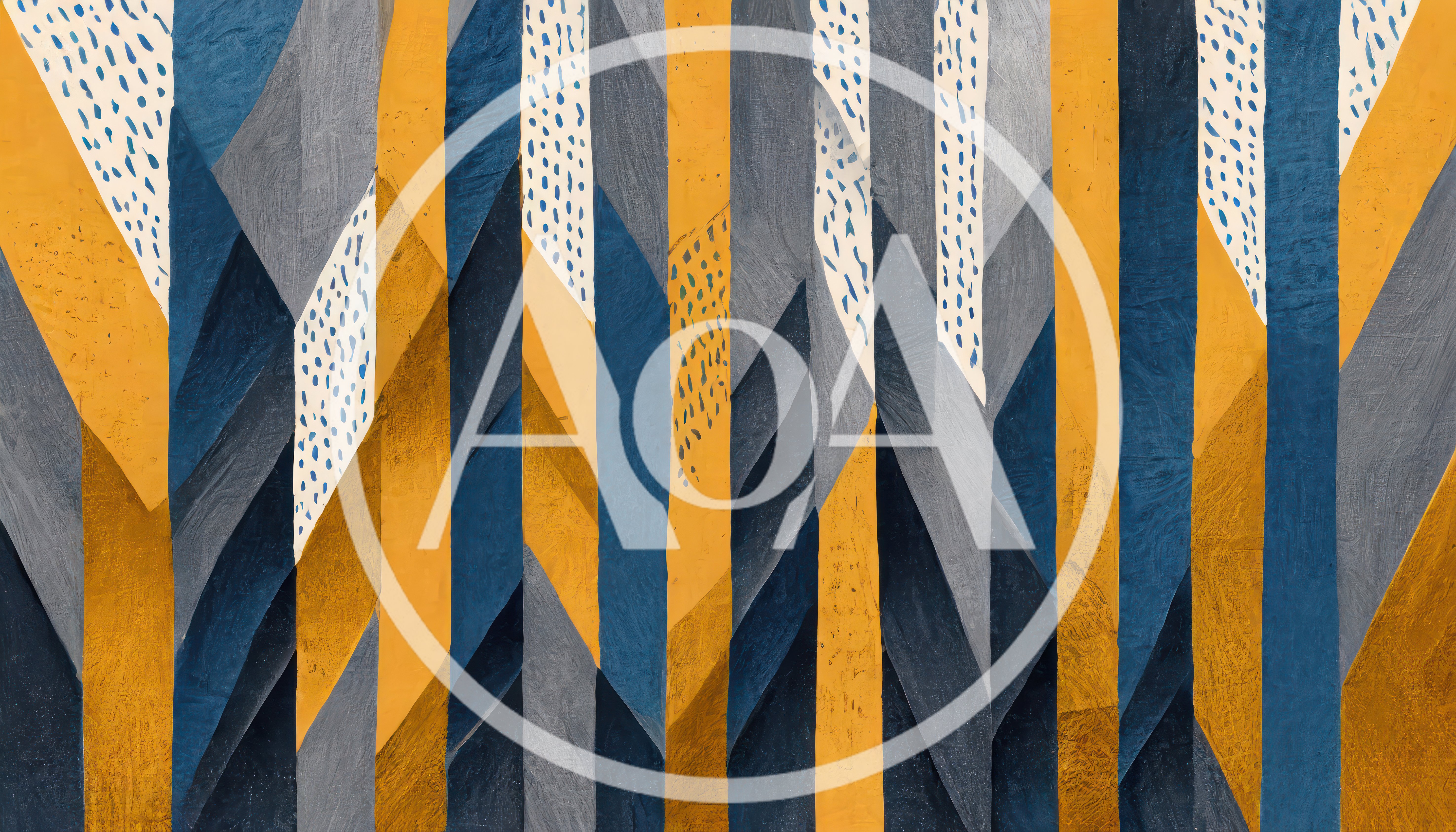 Abstract Geometric Pattern With Vertical Stripes And Textures