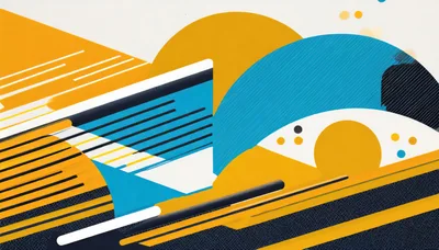 Abstract Geometric Motion Graphics With Vibrant Shapes