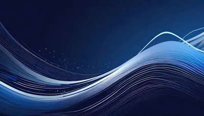 Abstract Blue Wavy Lines Motion Background