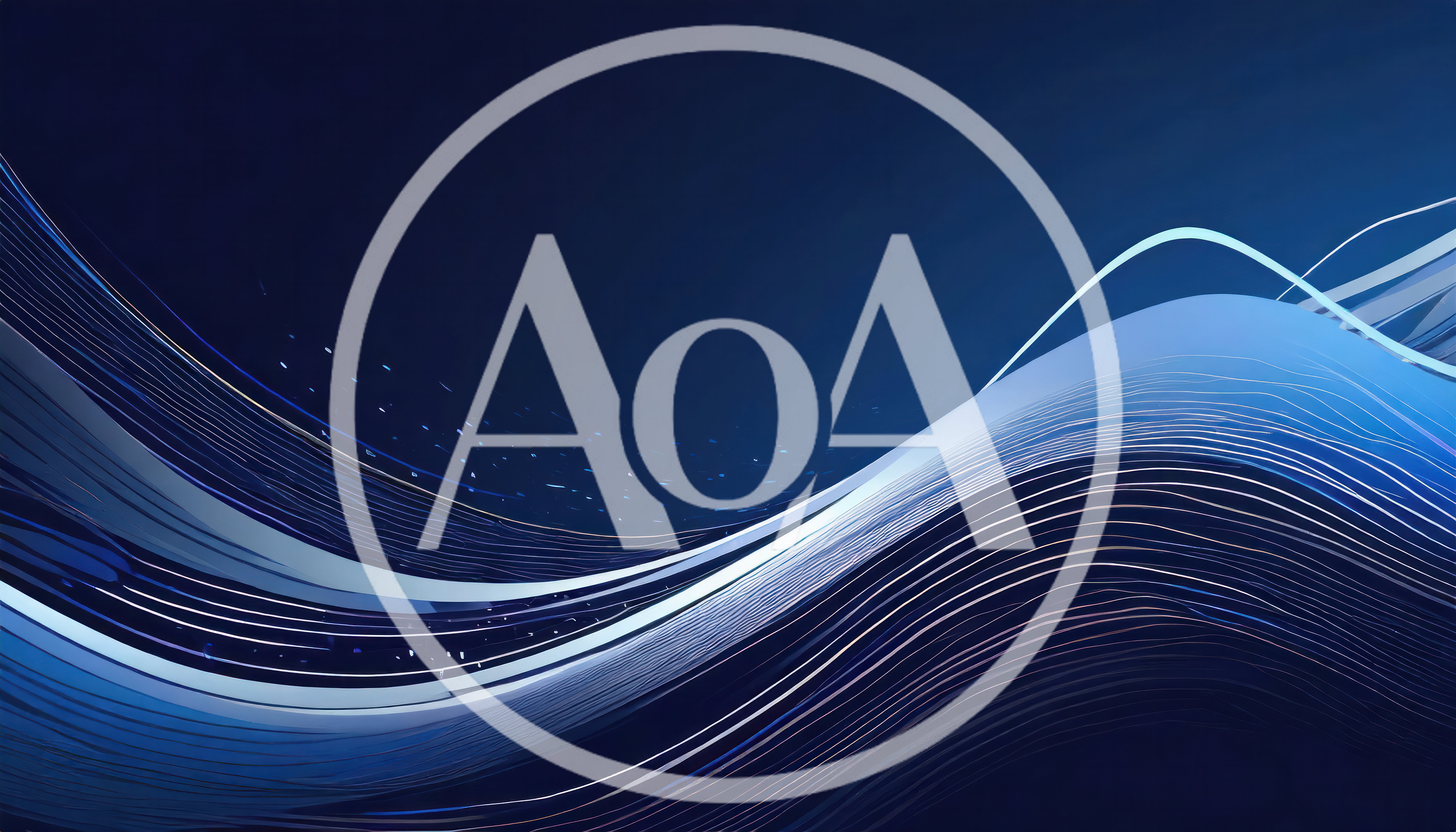 Abstract Blue Wavy Lines Motion Background