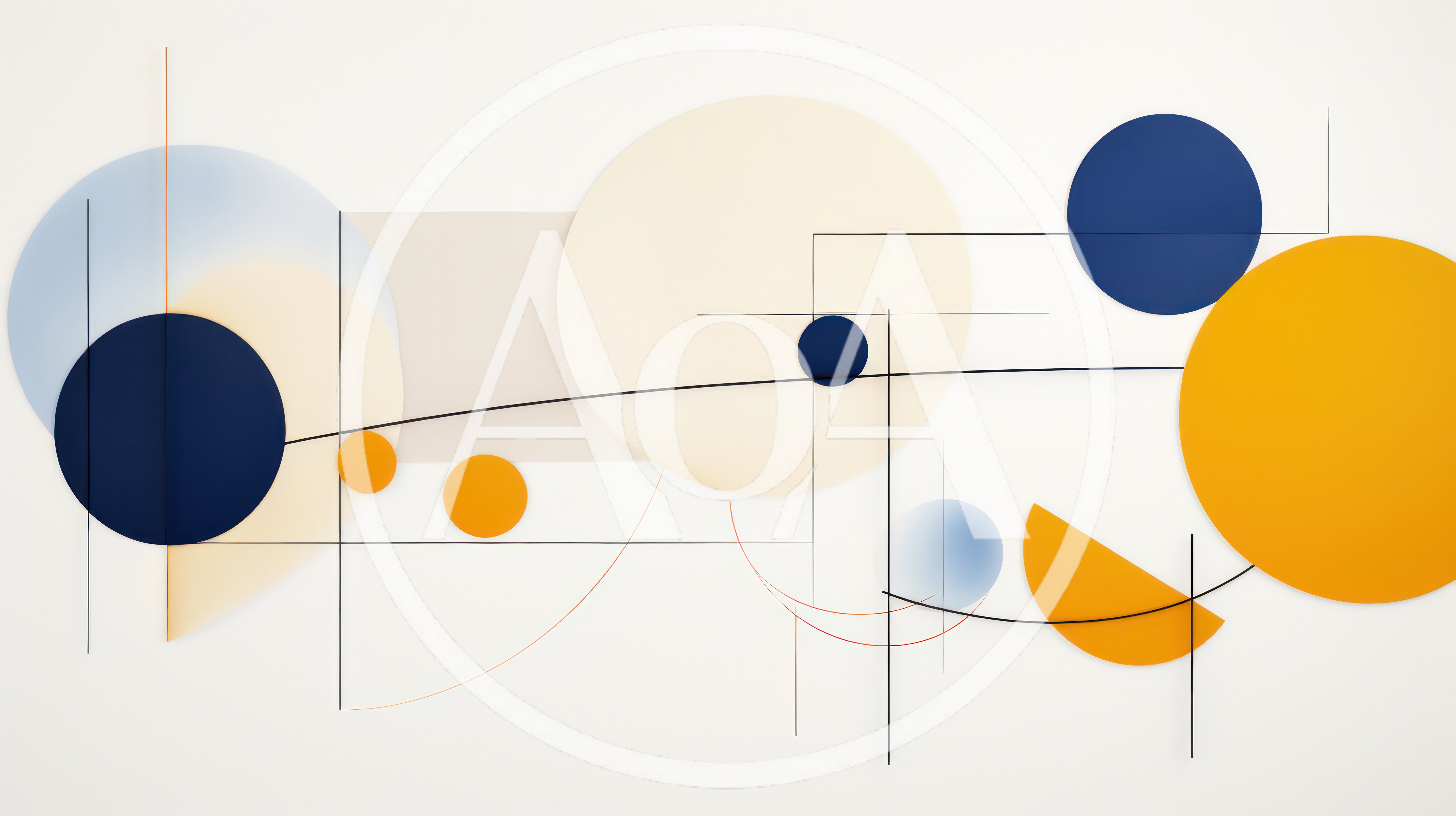 Abstract Geometric Wall Art Composition