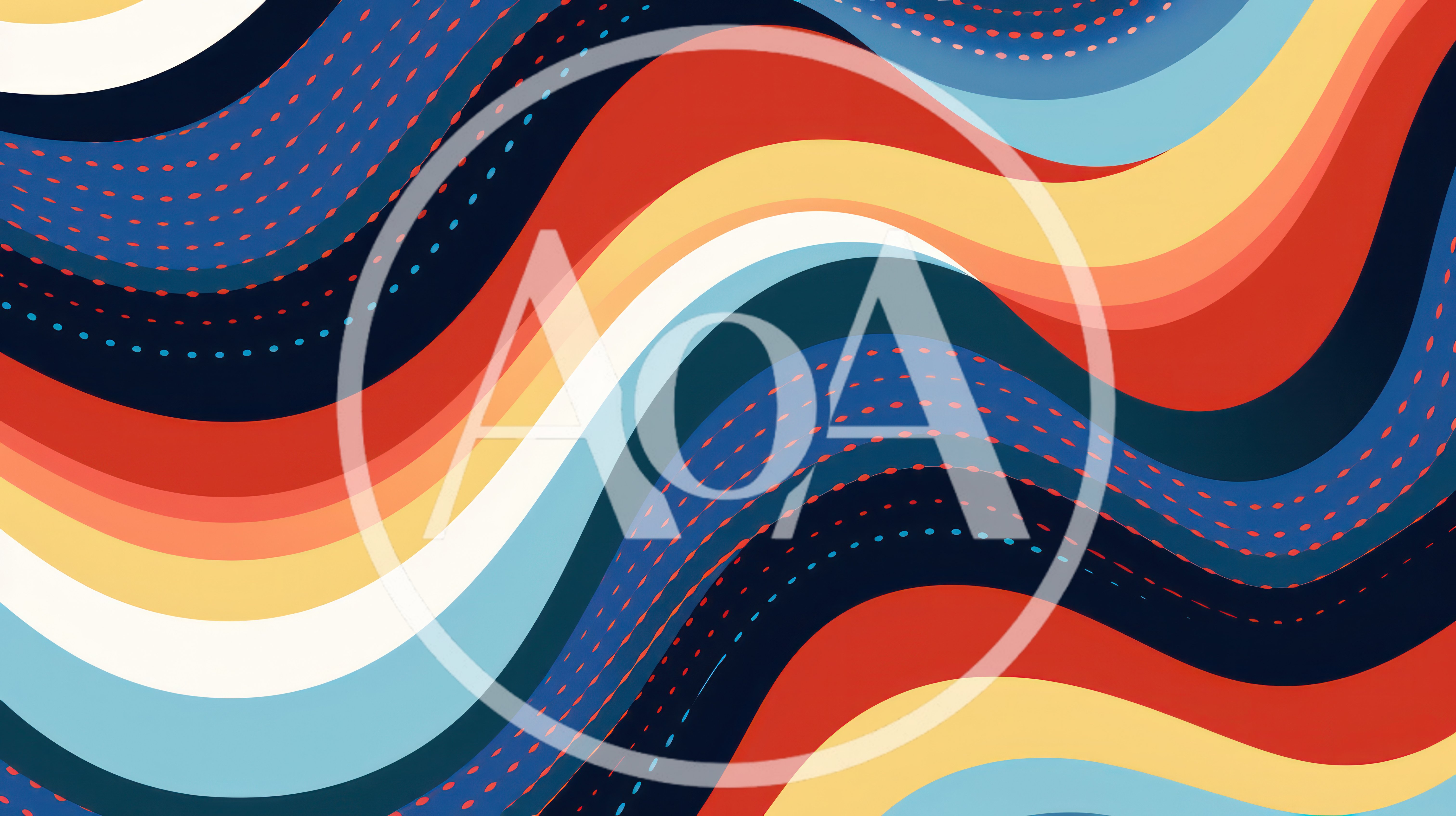 Abstract Wavy Background With Colorful Flowing Stripes