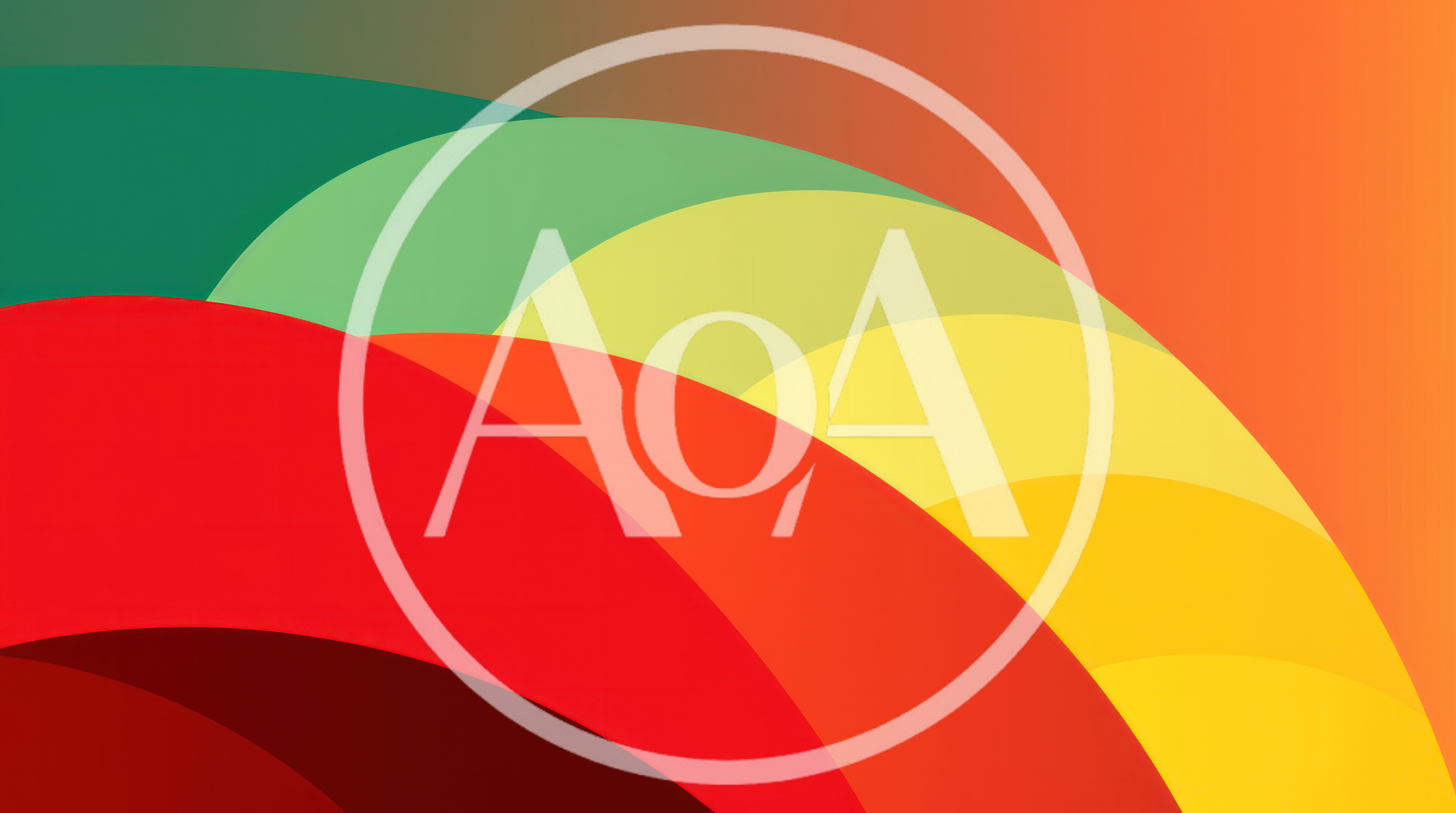 Abstract Background With Overlapping Colorful Curved Shapes