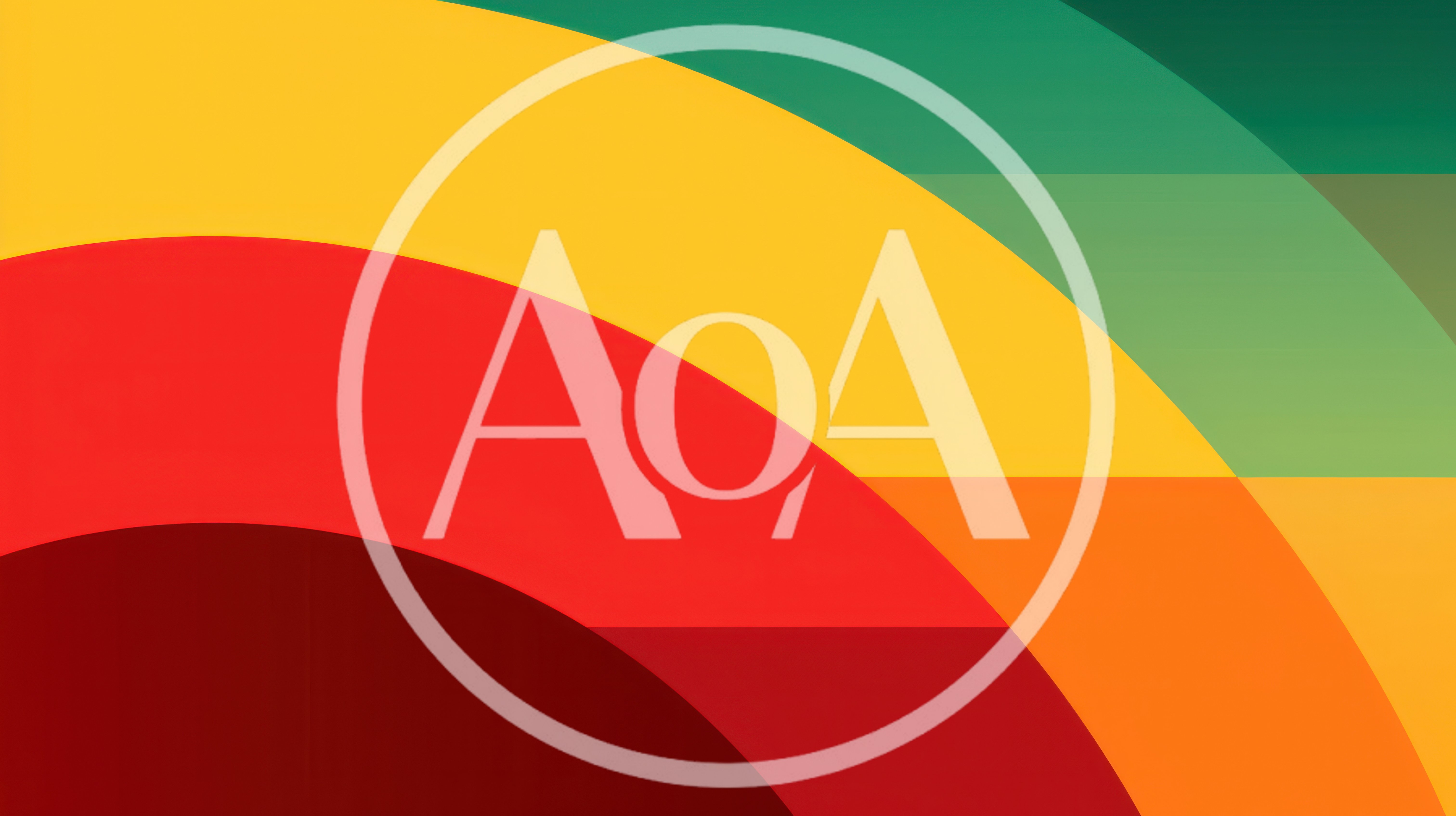 Abstract Geometric Background With Vibrant Curved Color Layers
