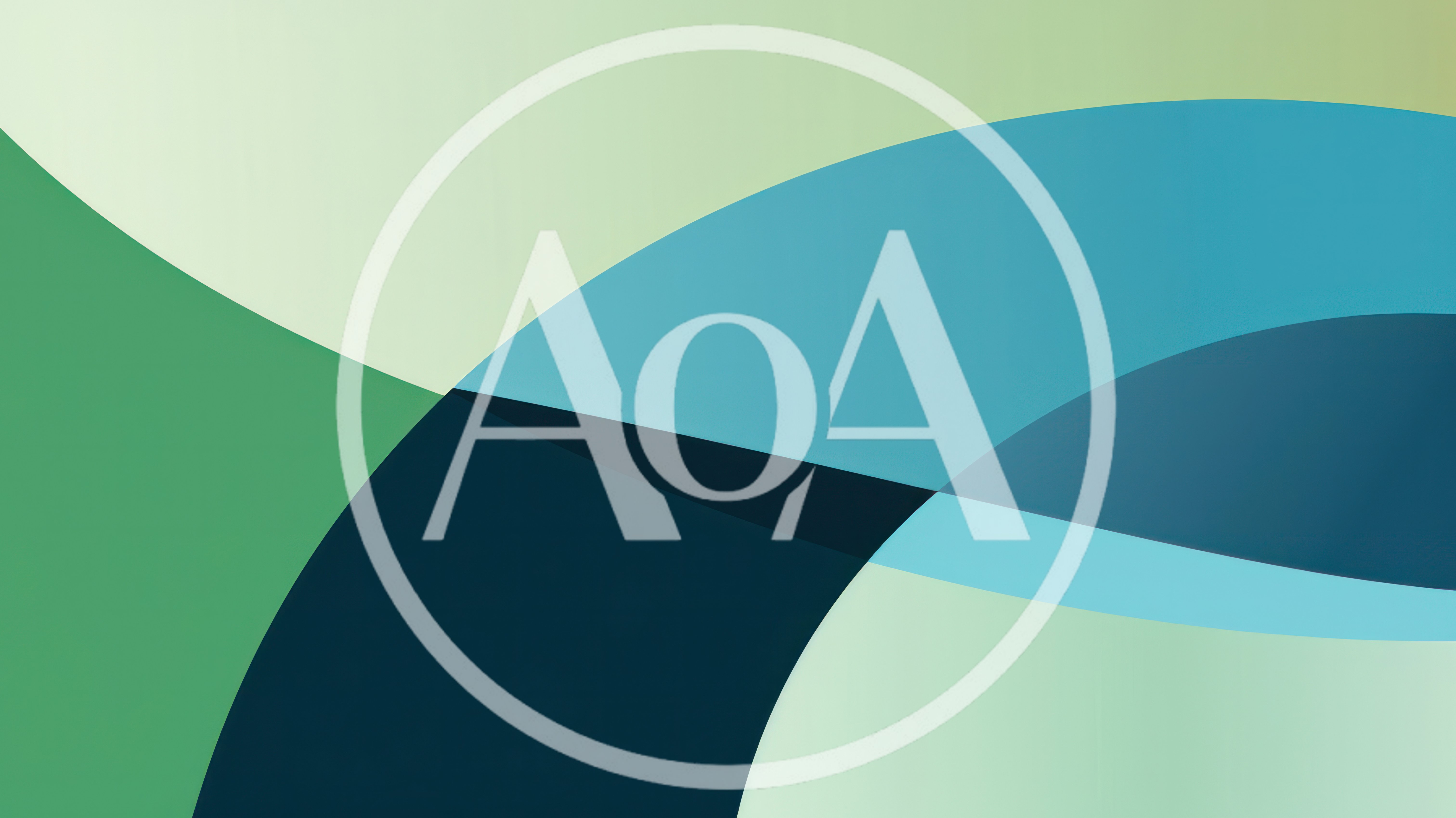 Abstract Geometric Background With Overlapping Curved Shapes