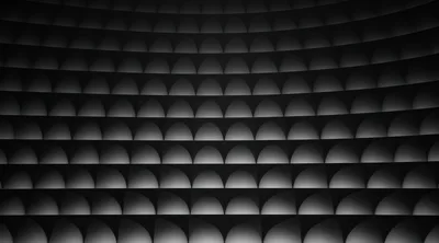Abstract Dark Geometric Pattern With Curved Shapes