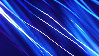 Abstract Blue Light Streaks Motion Background