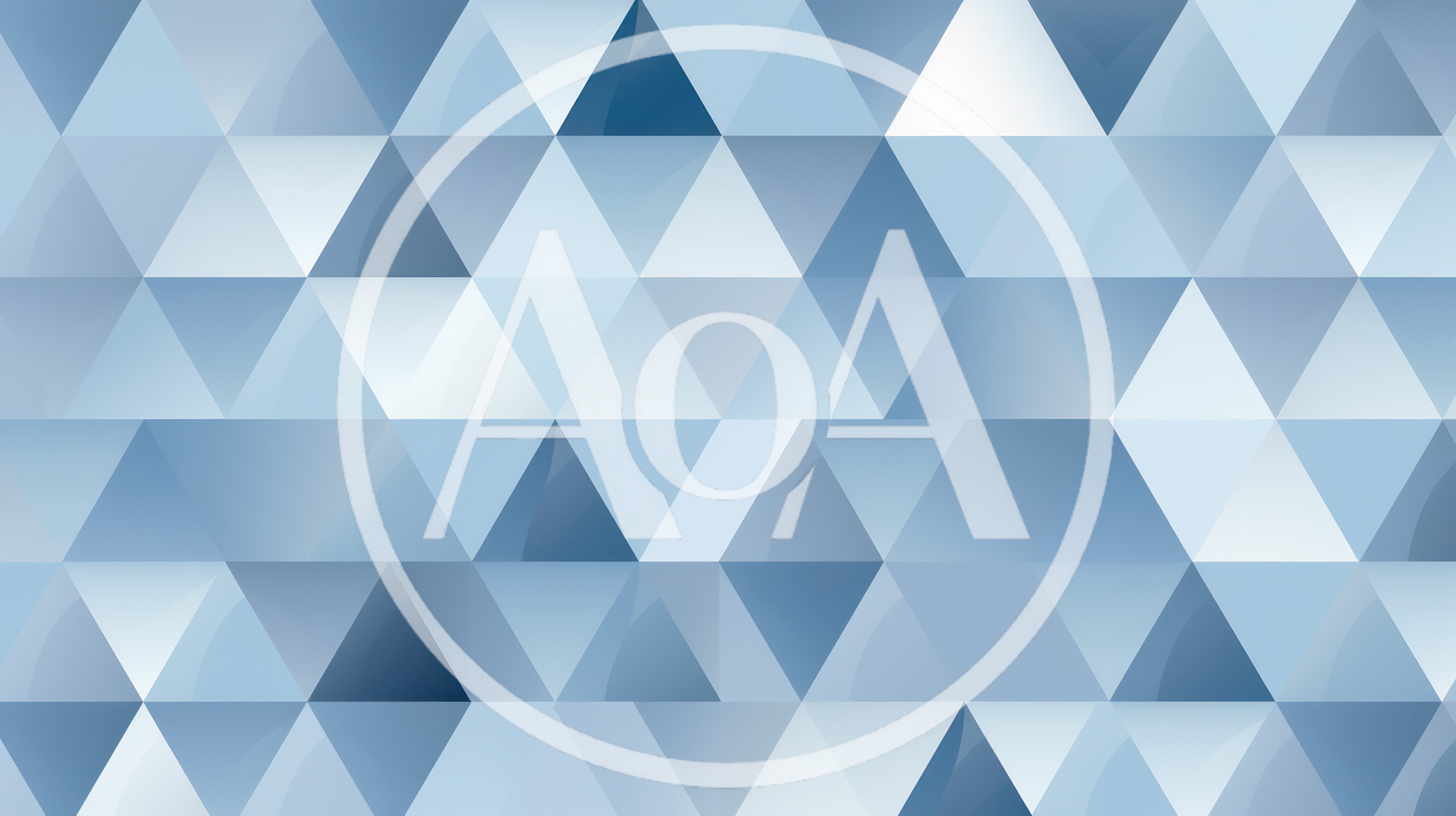 Abstract Geometric Background With Blue Triangles