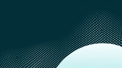 Abstract Halftone Wave Pattern Background