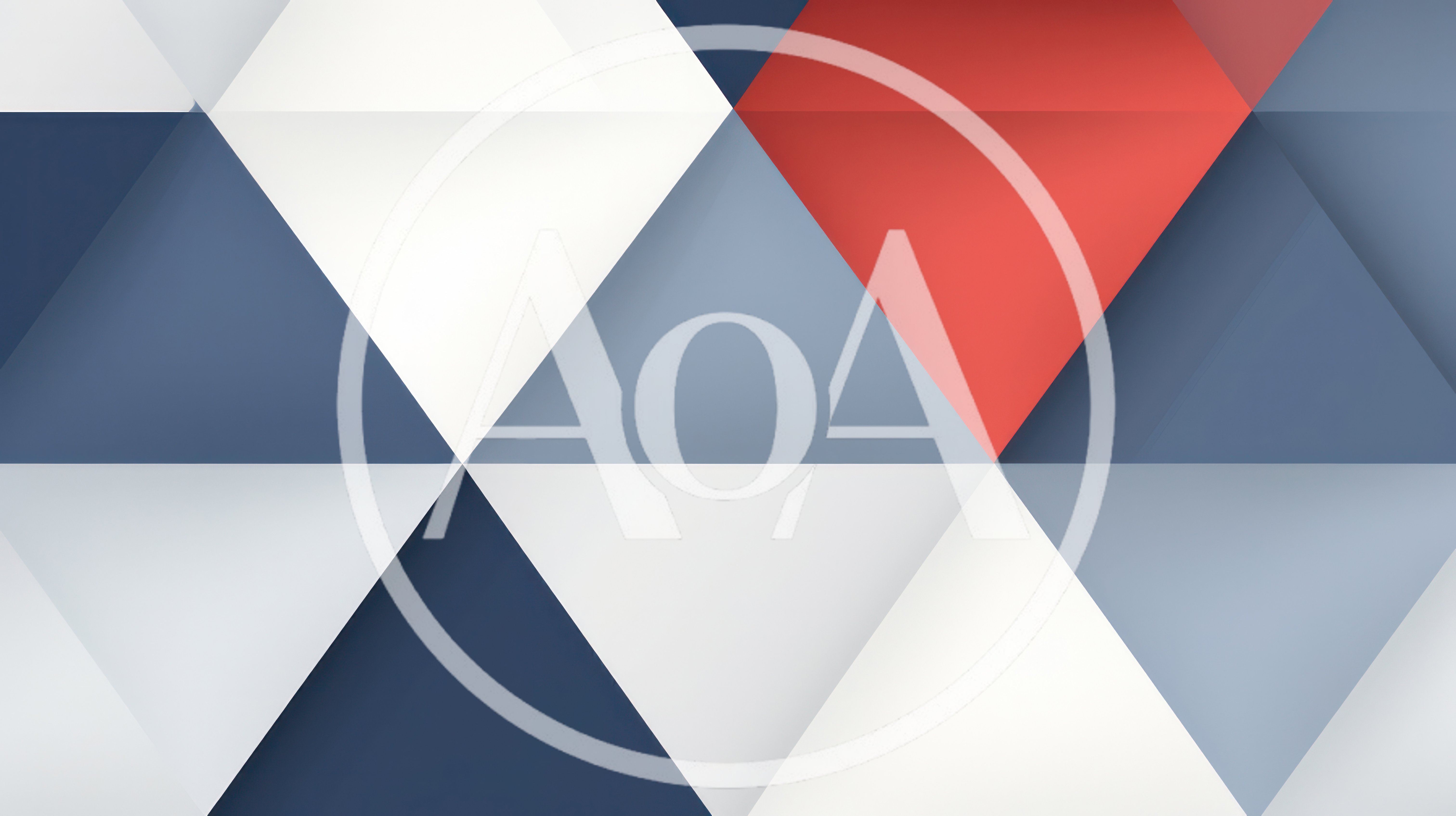Abstract Geometric Background With Red And Blue Triangles