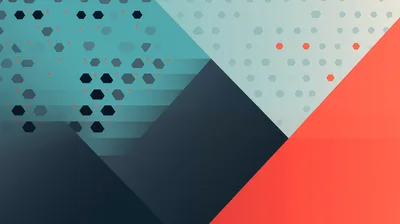 Abstract Geometric Background With Hexagon Pattern