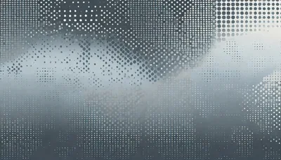 Abstract Halftone Pattern With Gradient Motion