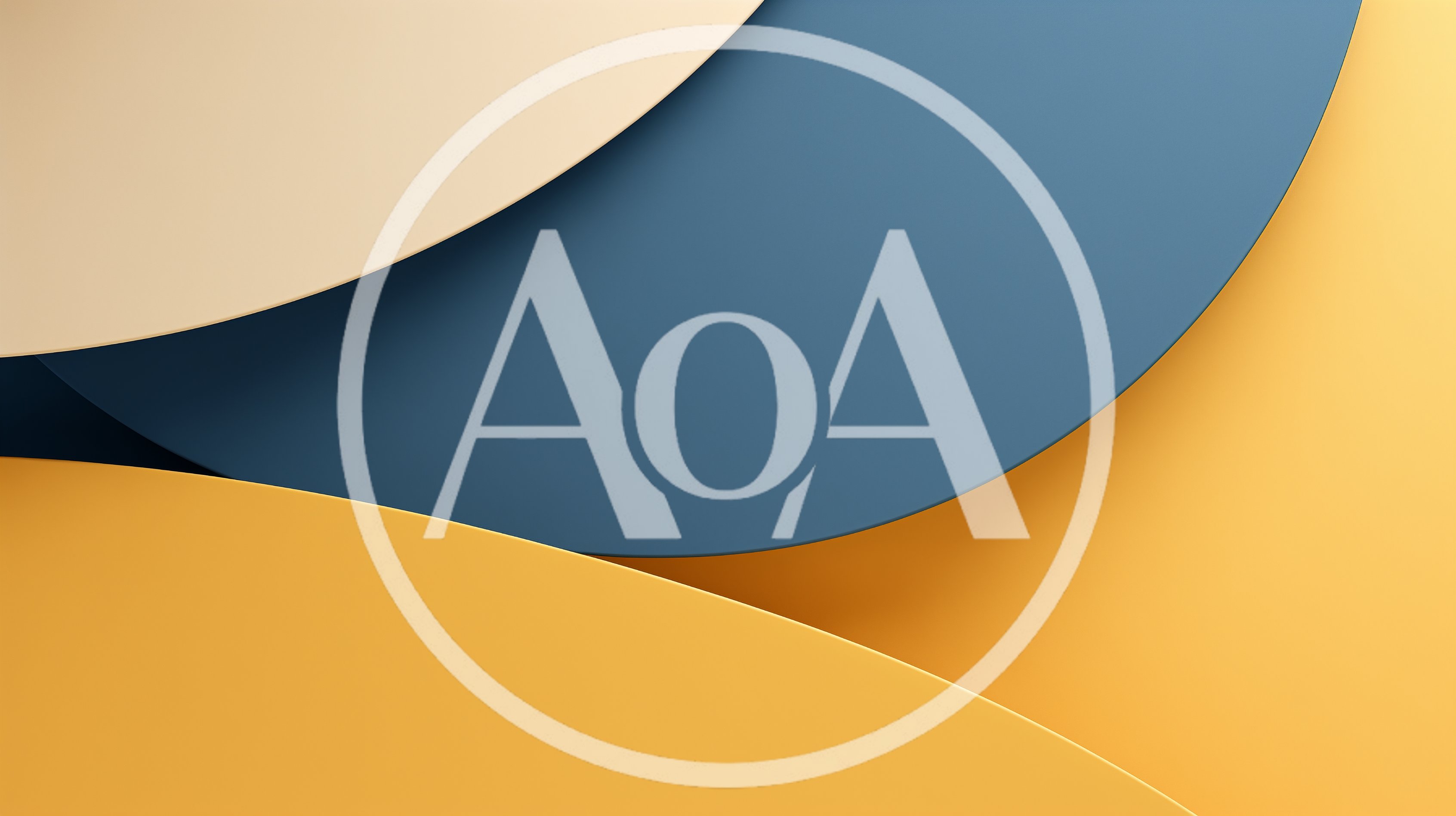 Abstract 3D Background With Overlapping Curved Layers