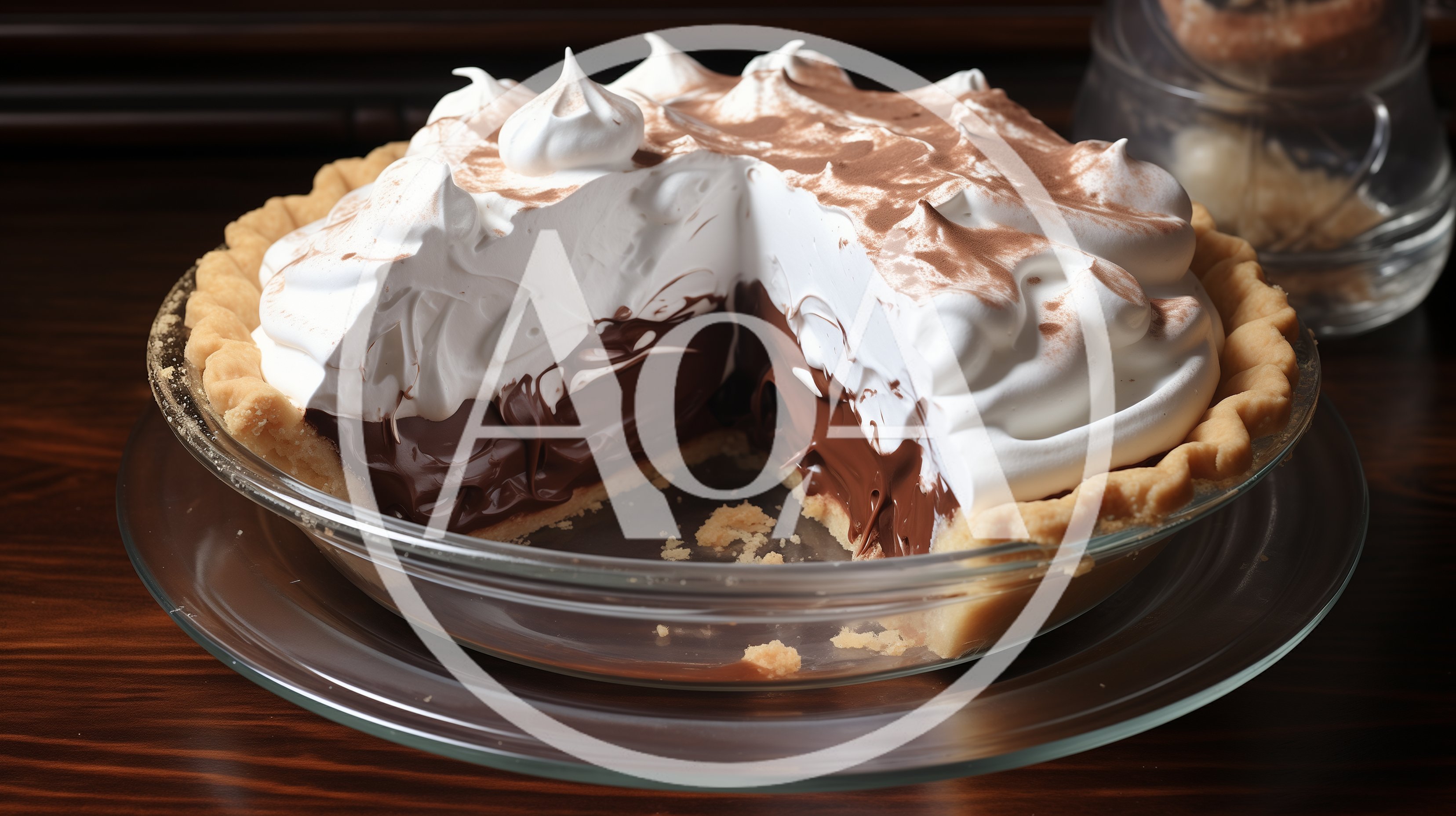 Chocolate Cream Pie With Whipped Topping