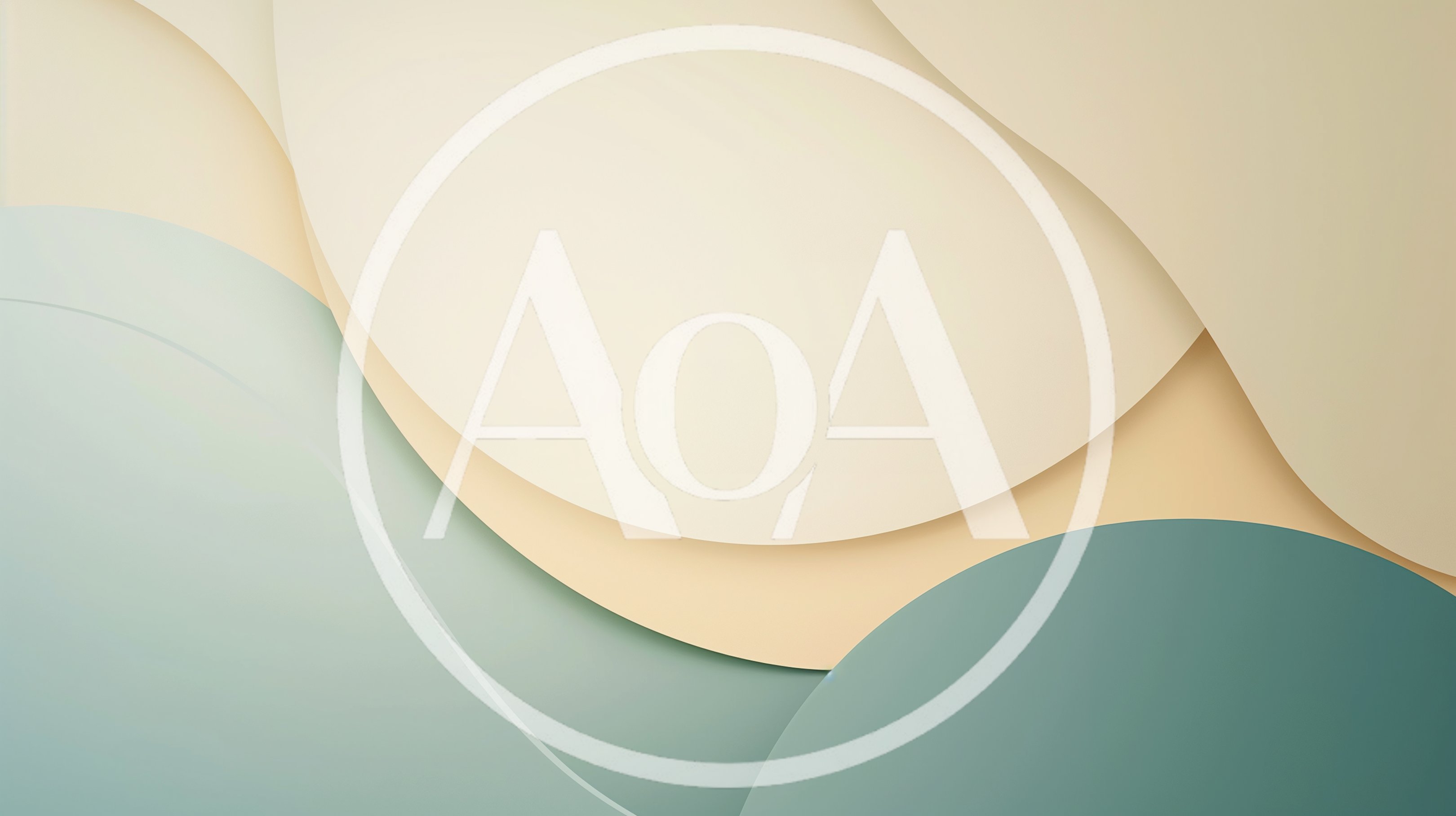 Abstract Minimalist Background With Soft Pastel Curves