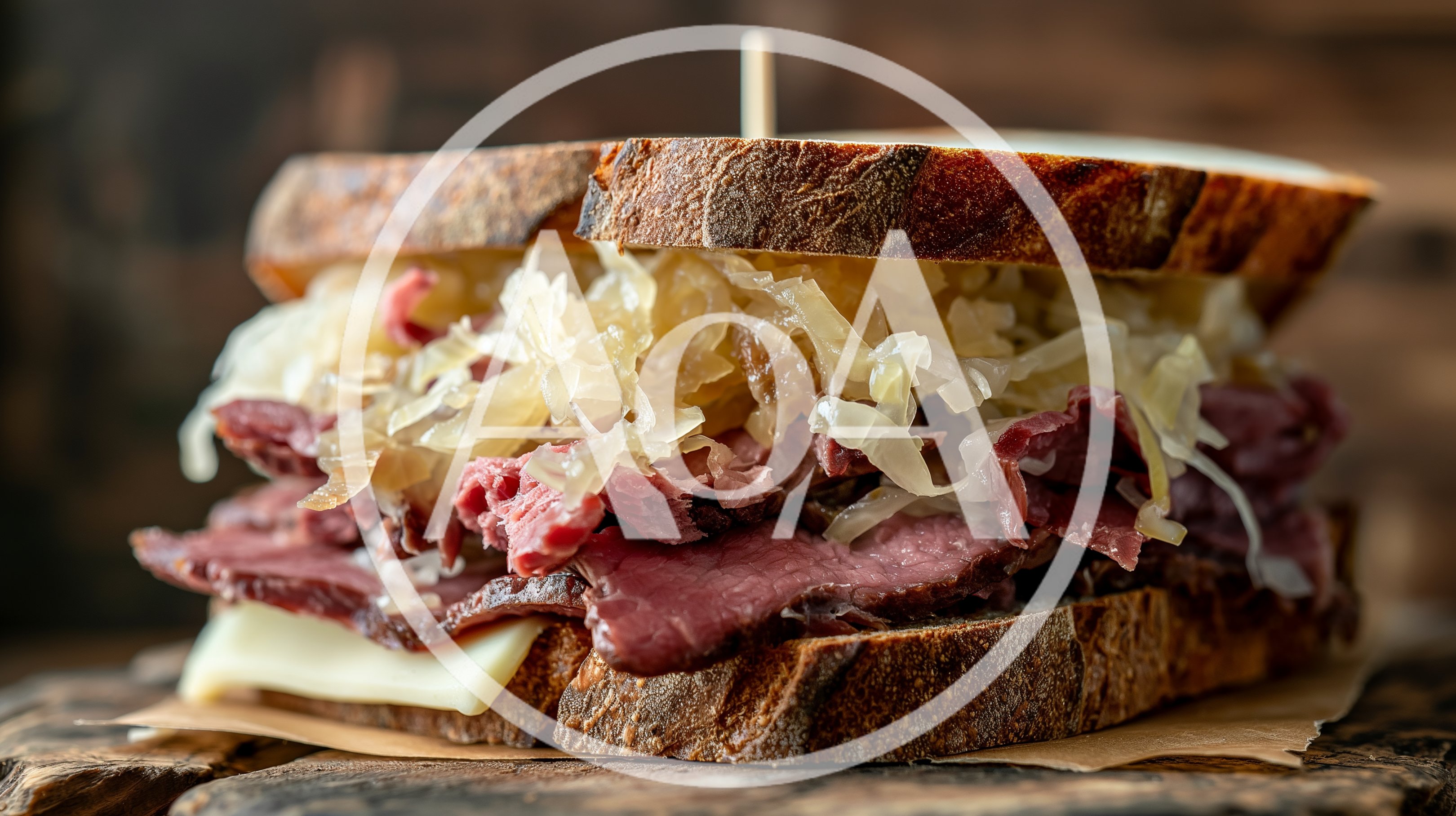 Reuben Sandwich With Corned Beef And Sauerkraut