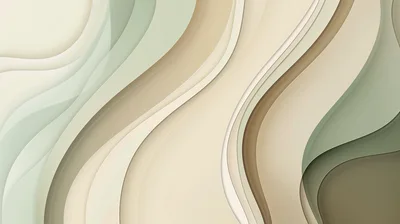 Abstract Background With Smooth Flowing Wavy Layers