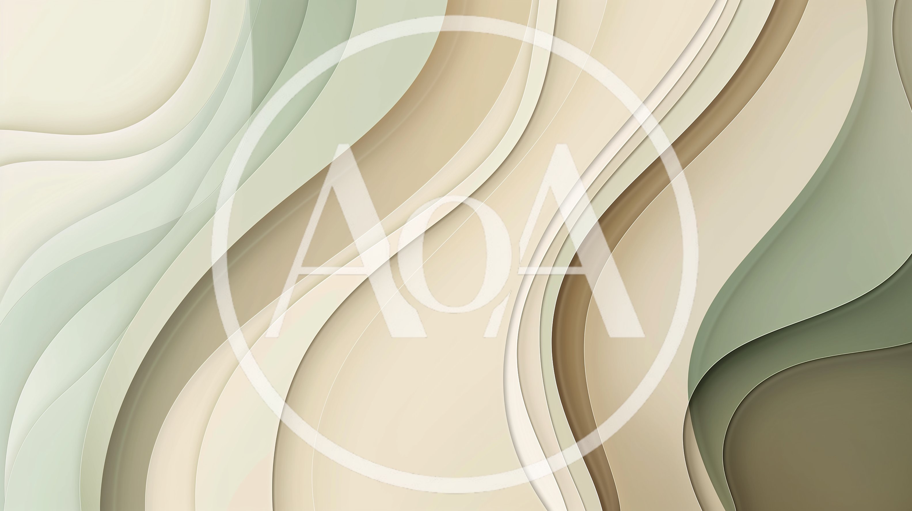 Abstract Background With Smooth Flowing Wavy Layers