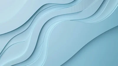 Abstract Light Blue Wavy Layered Background