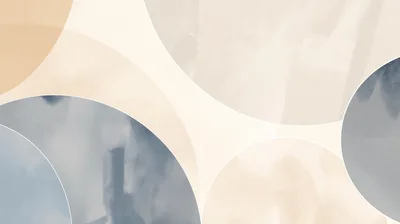 Abstract Geometric Background With Soft Pastel Shapes