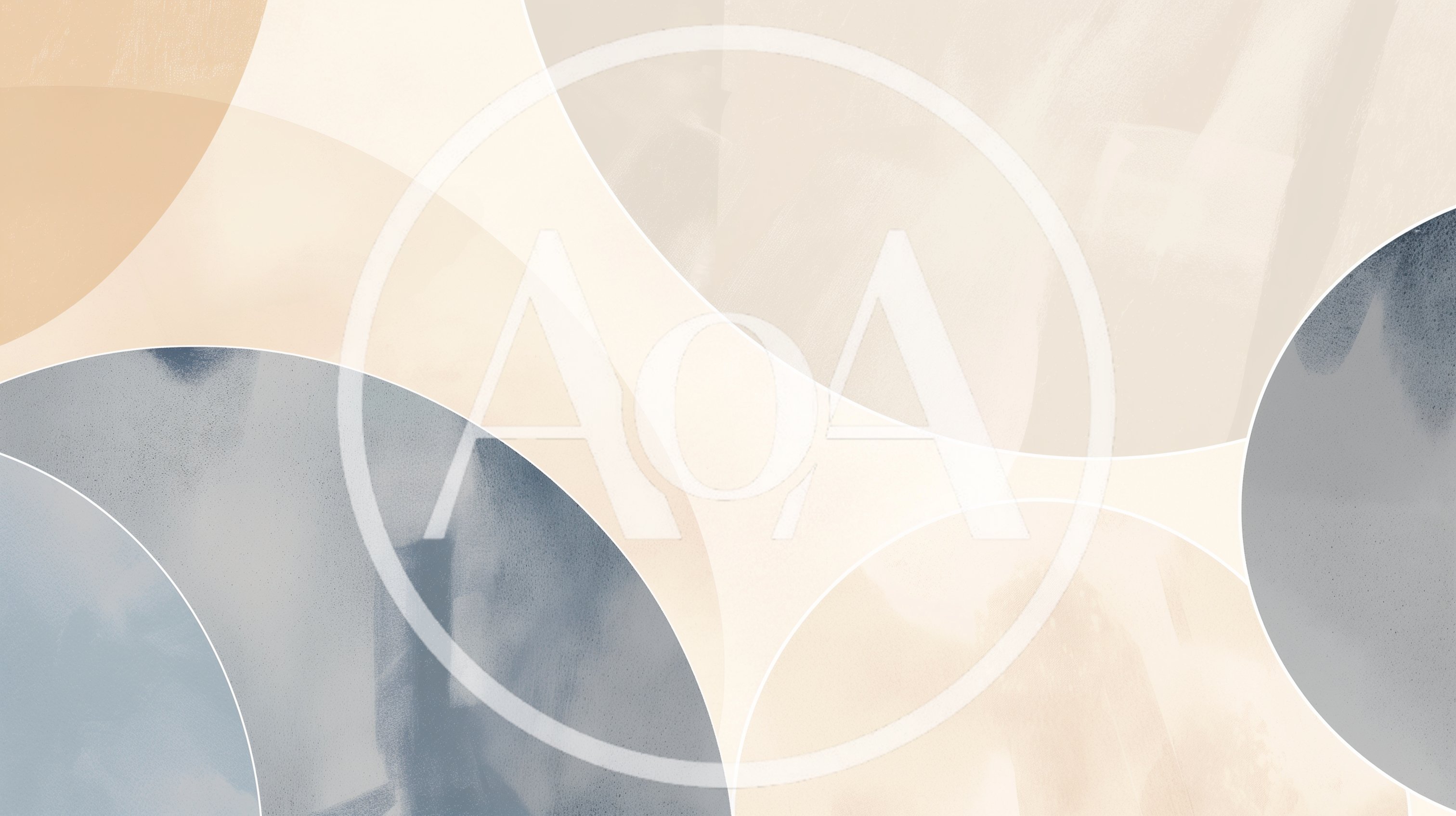 Abstract Geometric Background With Soft Pastel Shapes