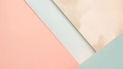 Abstract Geometric Background With Pastel Colored Paper Layers