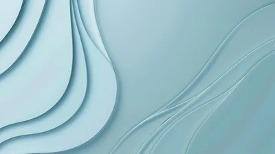 Abstract Light Blue Wavy Layered Background