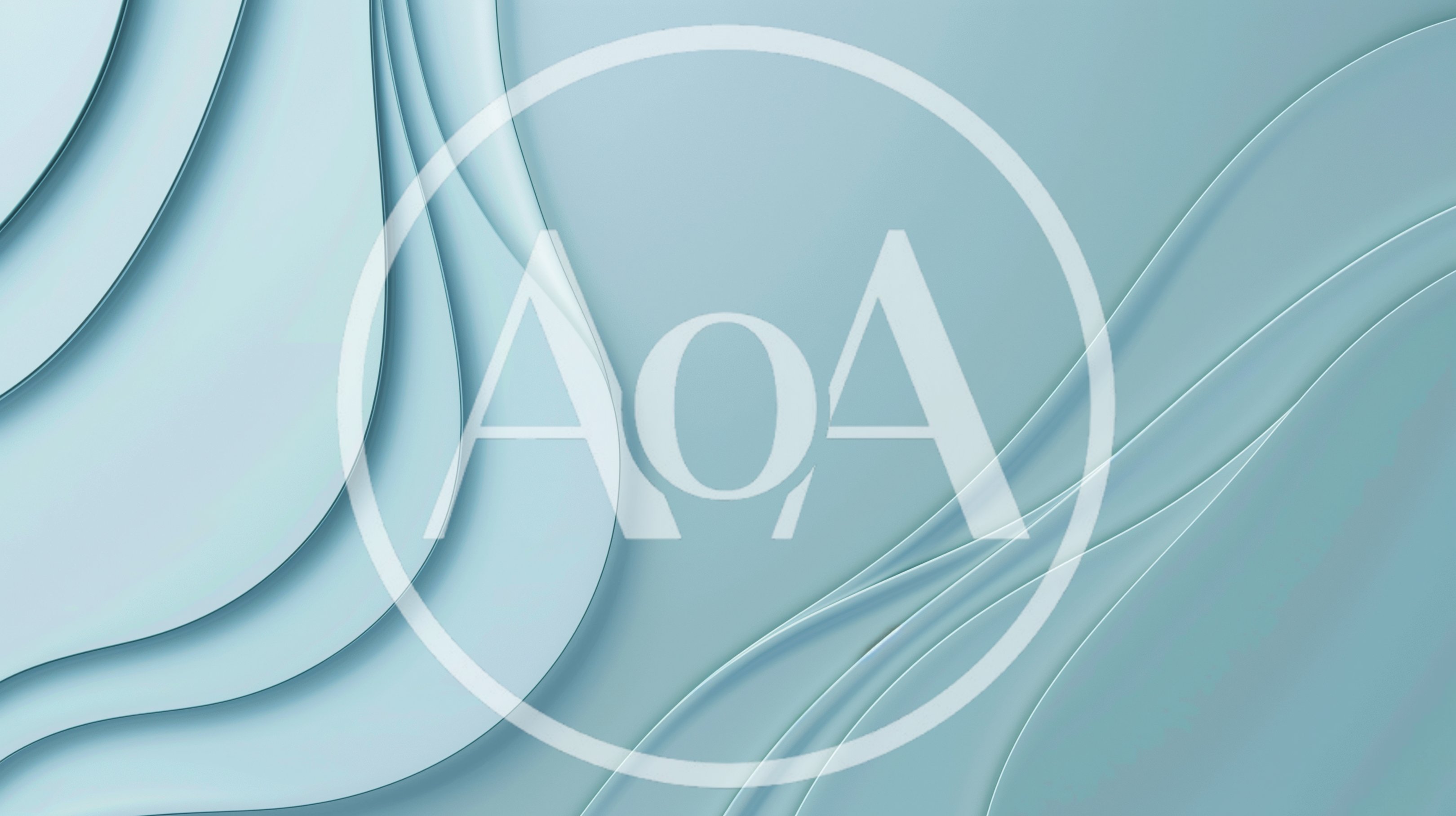Abstract Light Blue Wavy Layered Background
