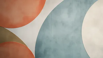 Abstract Geometric Wall Panel Design With Textured Surfaces
