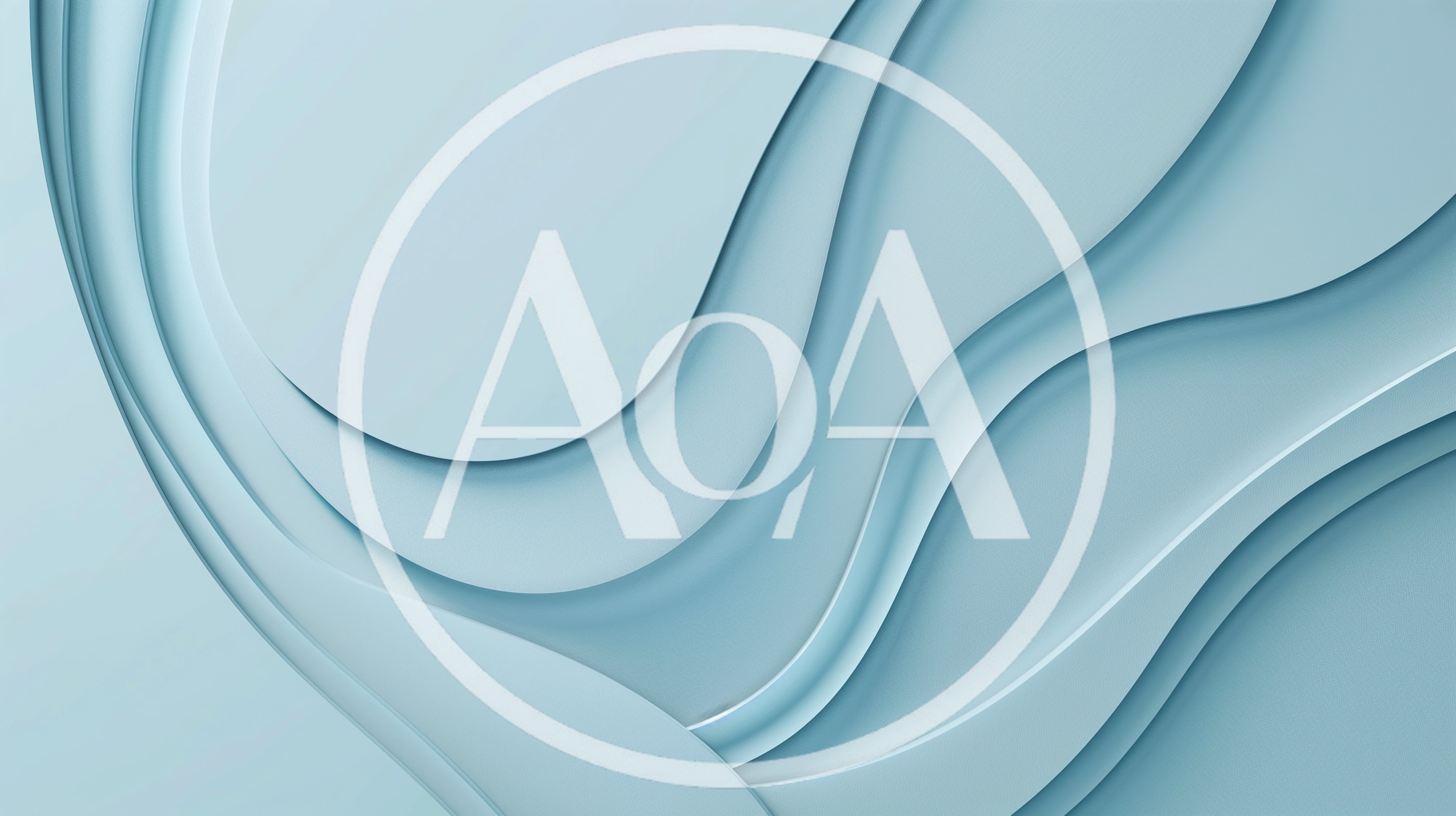 Abstract Light Blue Wavy Layered Background