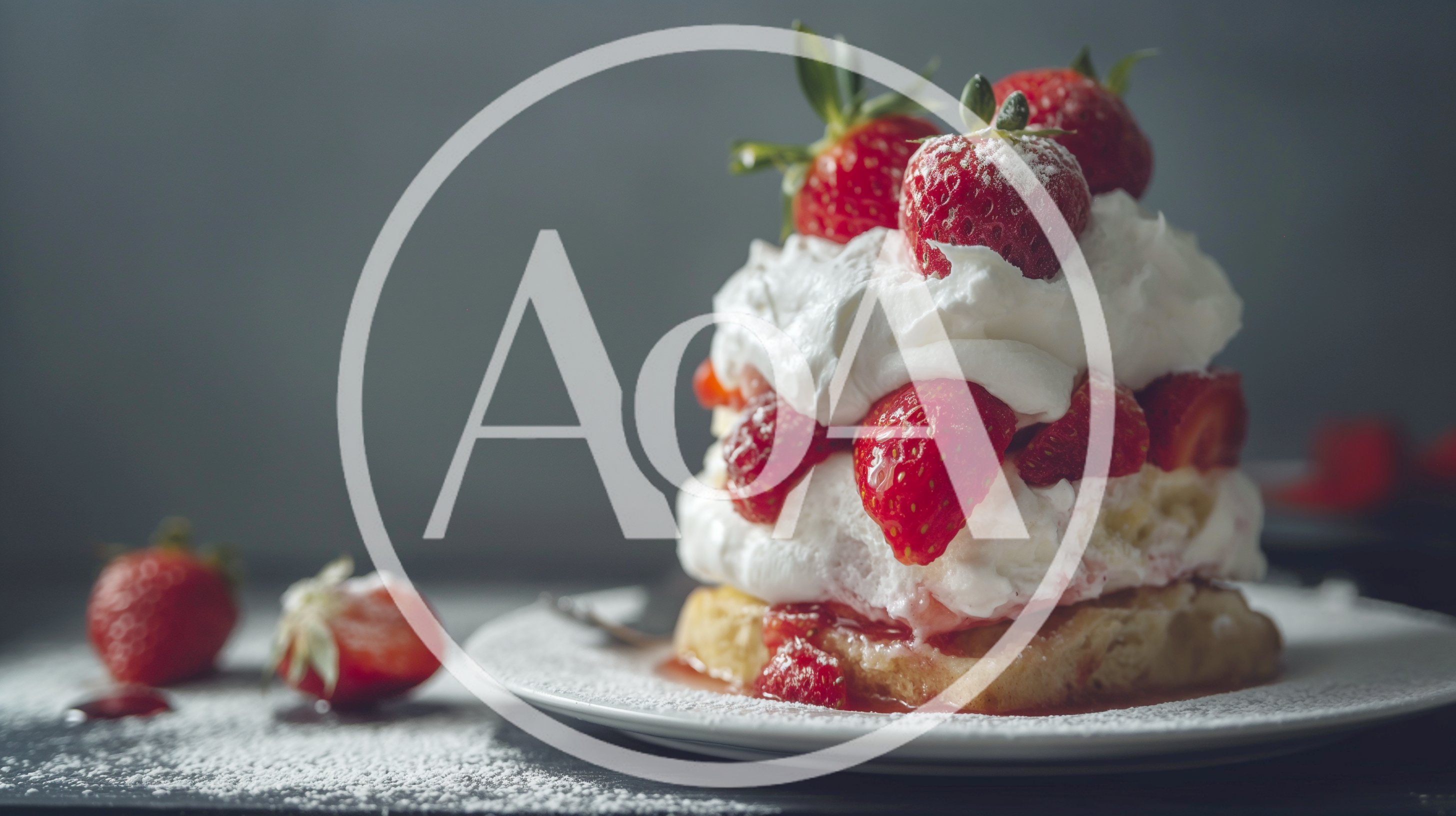 Strawberry Shortcake Dessert With Whipped Cream