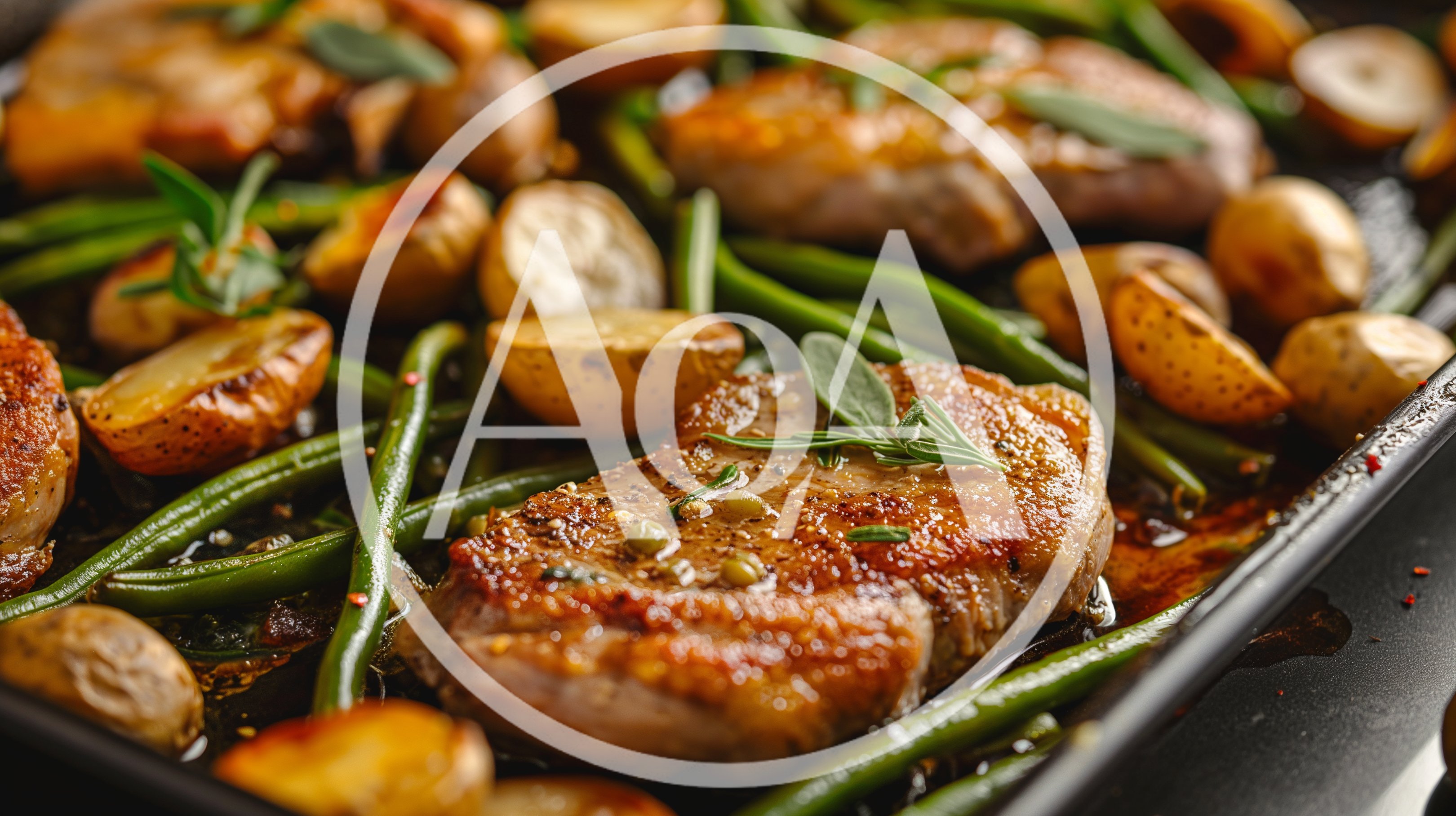 Roasted Pork Chops With Green Beans And Potatoes