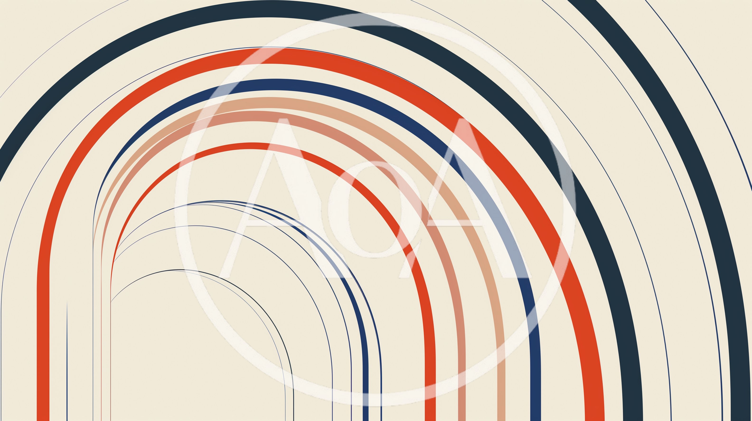 Abstract Minimalist Arched Lines Graphic Background
